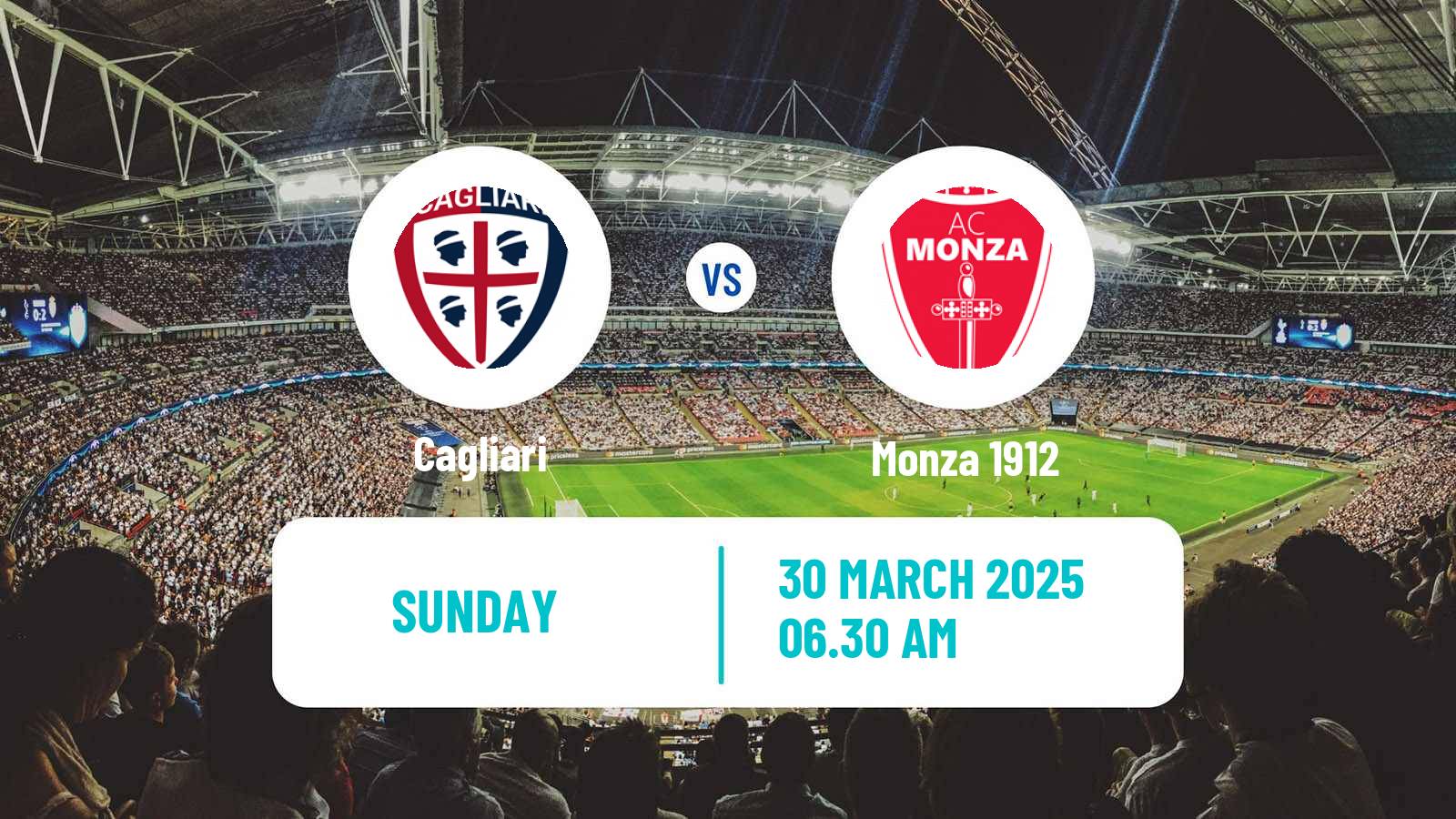 Soccer Italian Serie A Cagliari - Monza