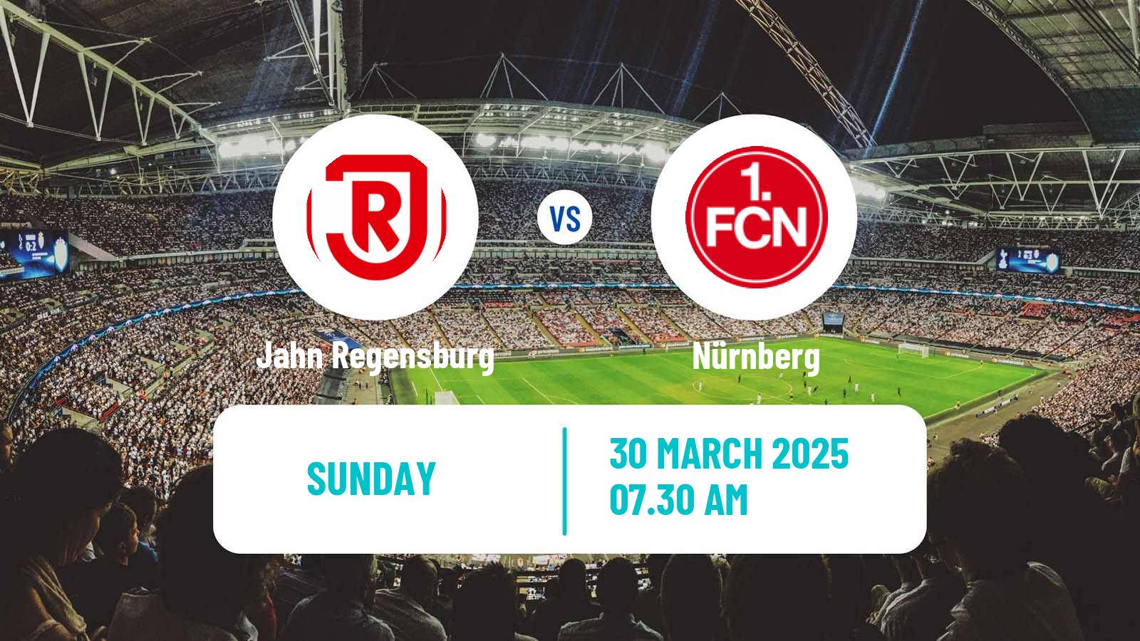 Soccer German 2 Bundesliga Jahn Regensburg - Nürnberg