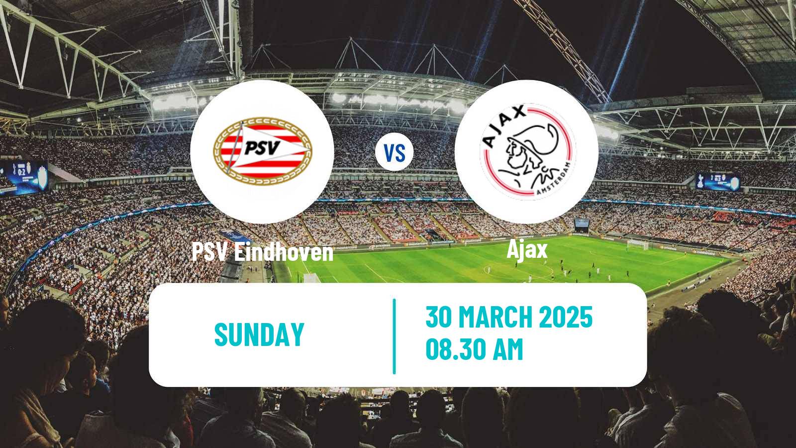 Soccer Dutch Eredivisie PSV Eindhoven - Ajax