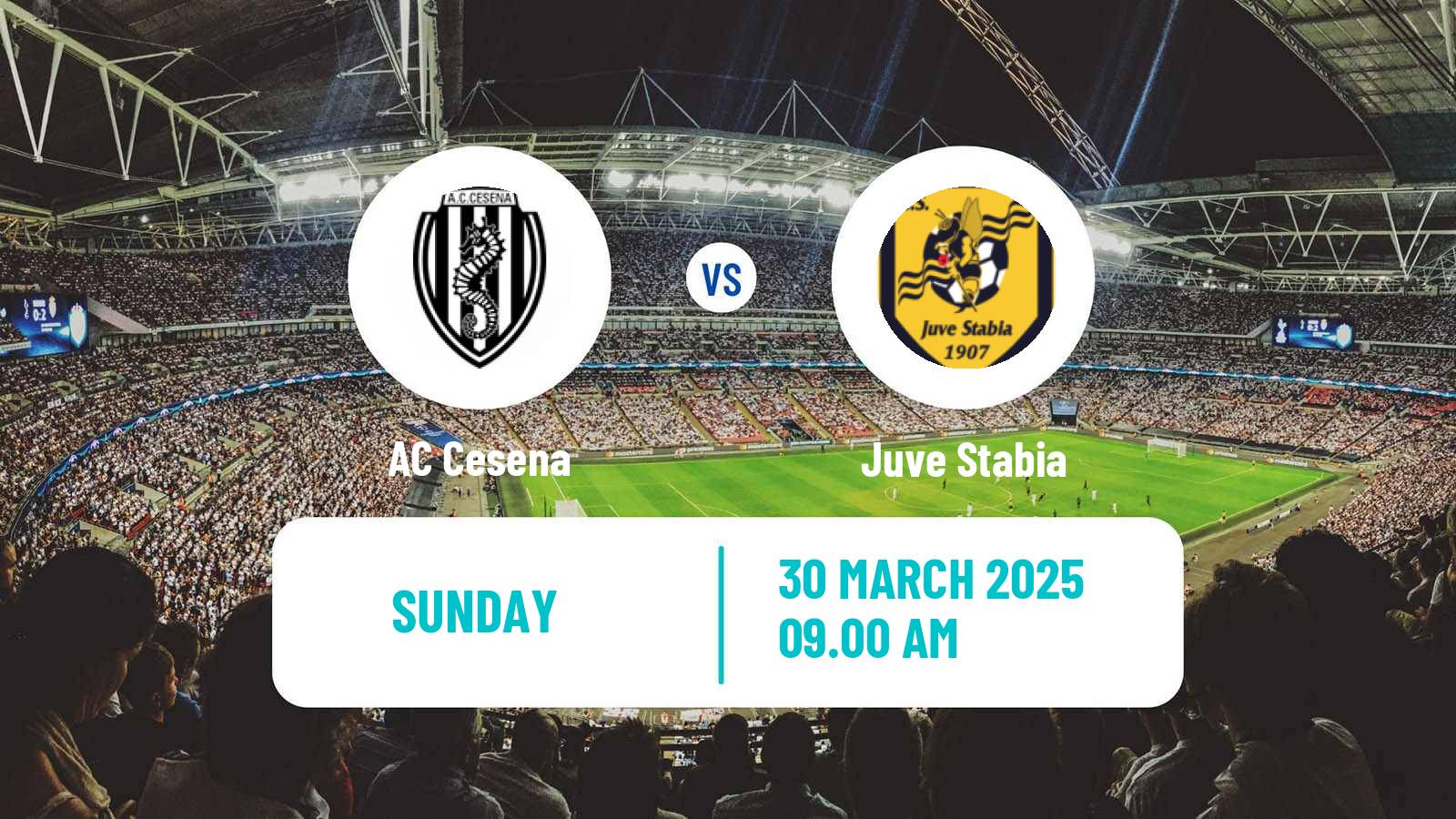 Football Italian Serie B Cesena - Juve Stabia