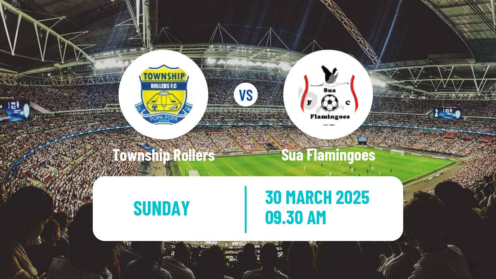 Soccer Botswana Premier League Township Rollers - Sua Flamingoes