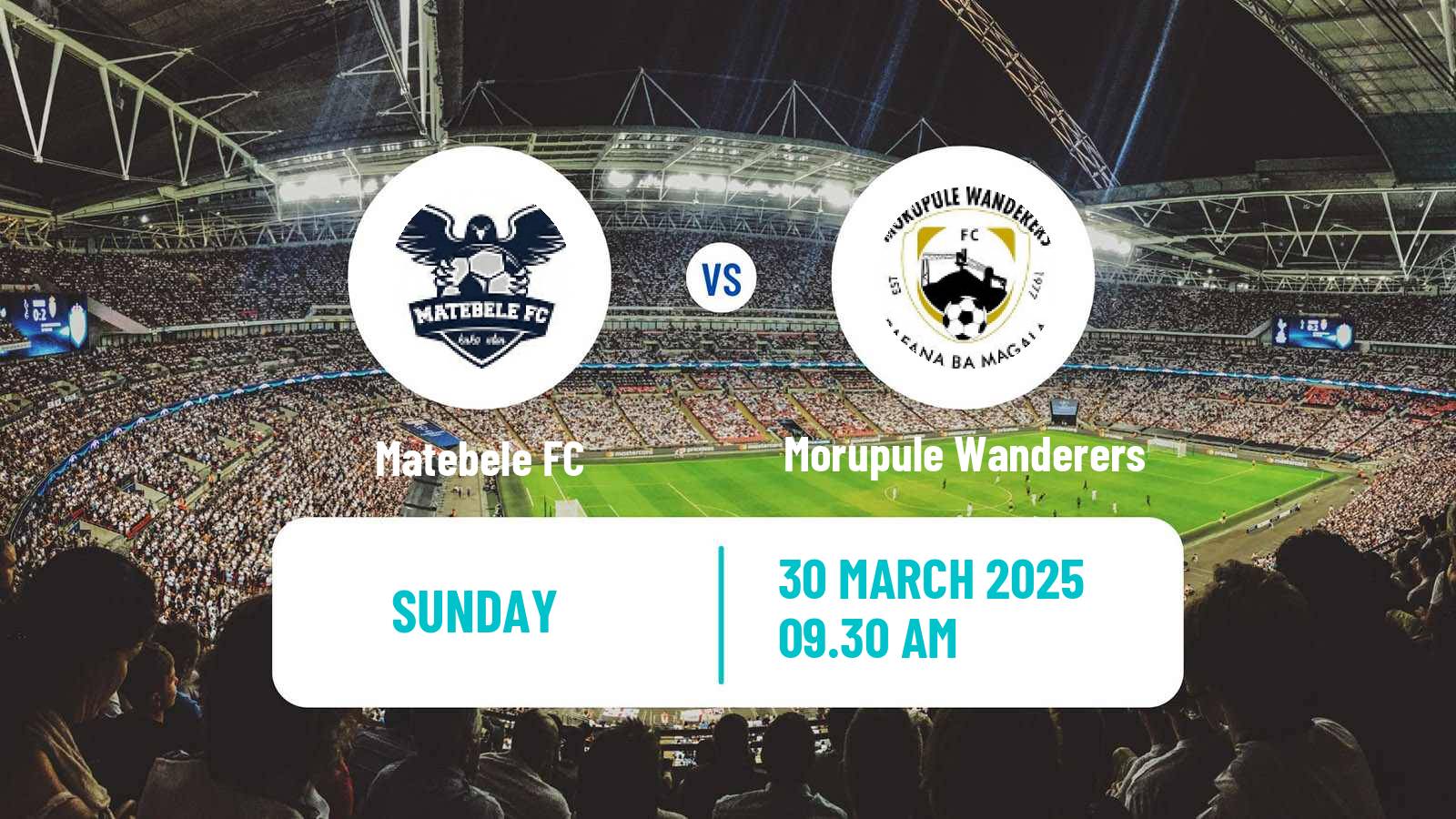 Soccer Botswana Premier League Matebele - Morupule Wanderers