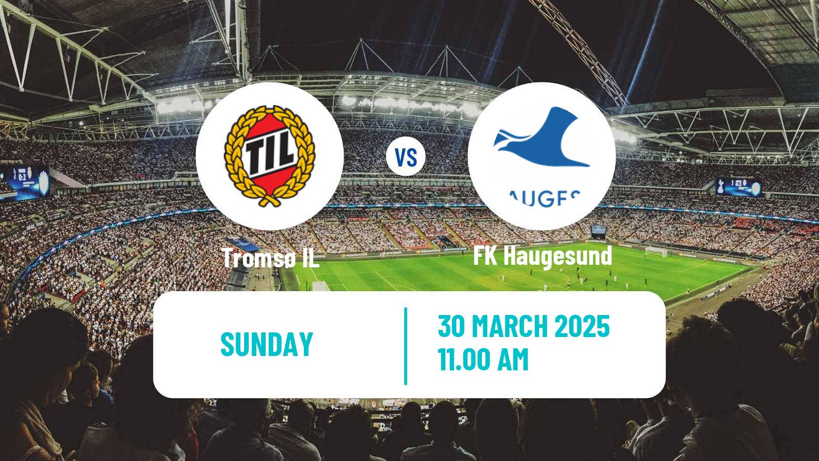 Soccer Norwegian Eliteserien Tromsø - Haugesund