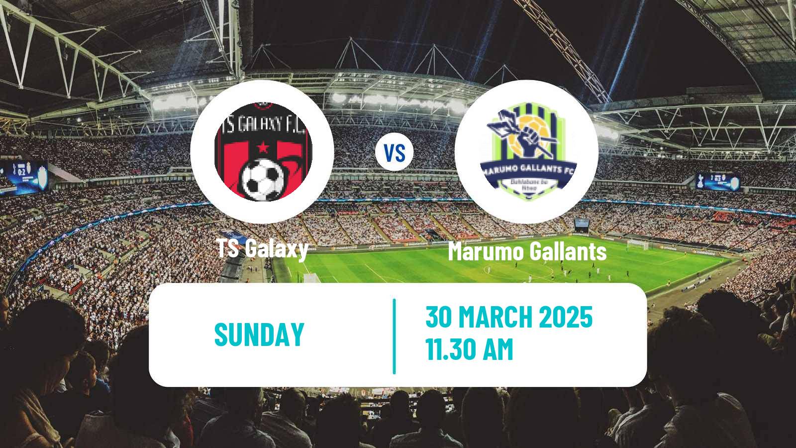 Soccer South African Premier Soccer League TS Galaxy - Marumo Gallants