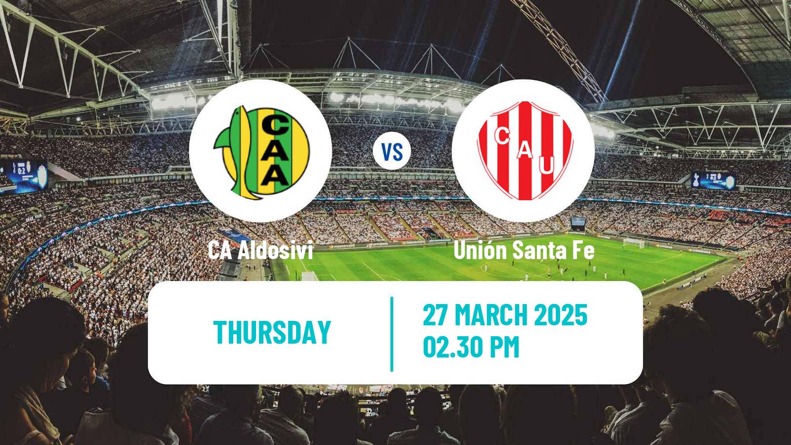 Soccer Argentinian Liga Profesional Aldosivi - Unión Santa Fe