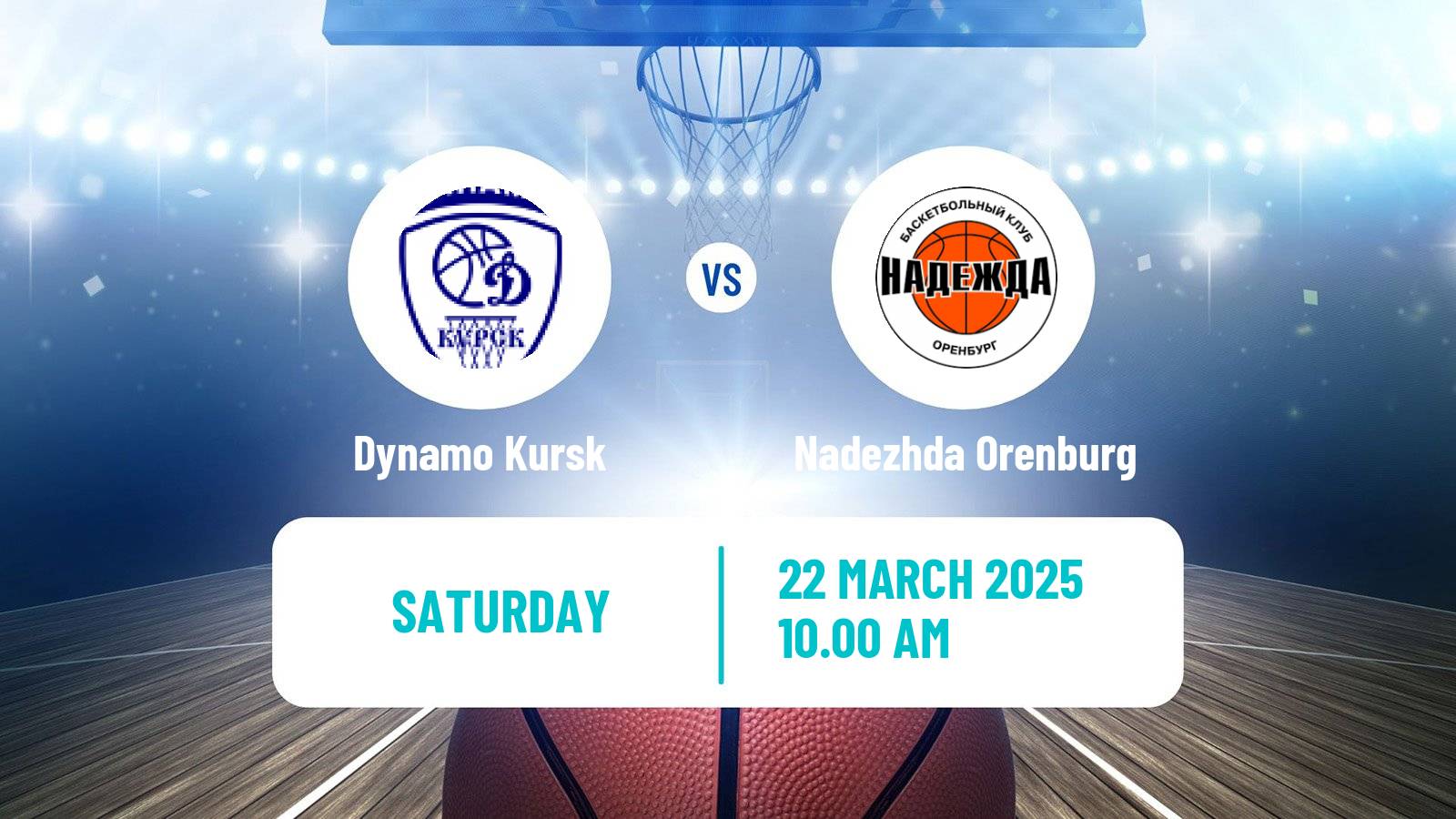 Basketball Russian Premier League Basketball Women Dynamo Kursk - Nadezhda Orenburg