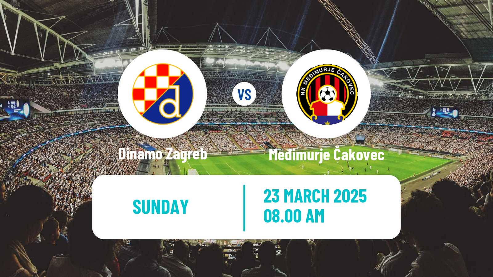 Soccer Croatian 1 HNL Women Dinamo Zagreb - Međimurje Čakovec