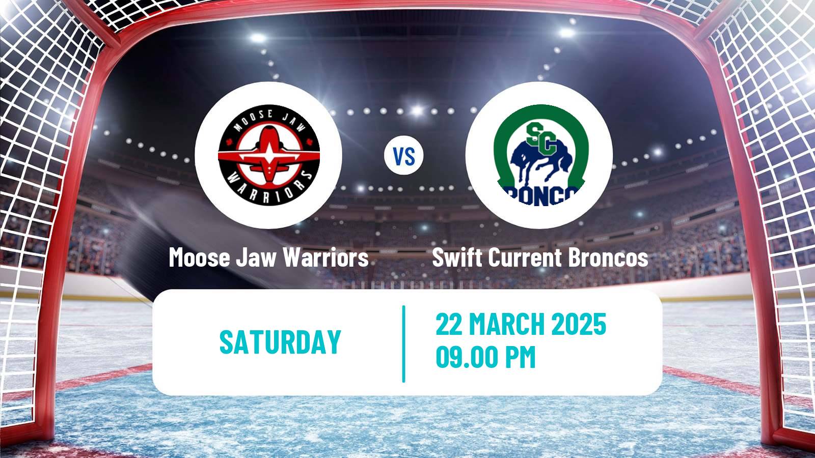 Hockey WHL Moose Jaw Warriors - Swift Current Broncos