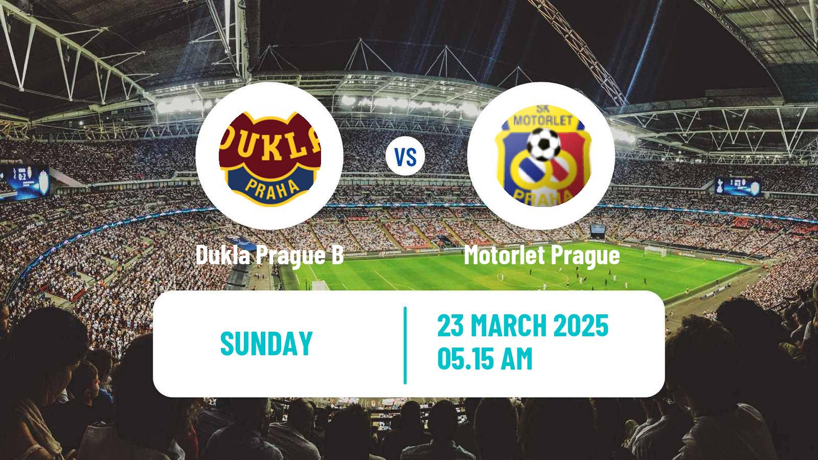 Soccer Czech CFL Group A Dukla Prague B - Motorlet Prague