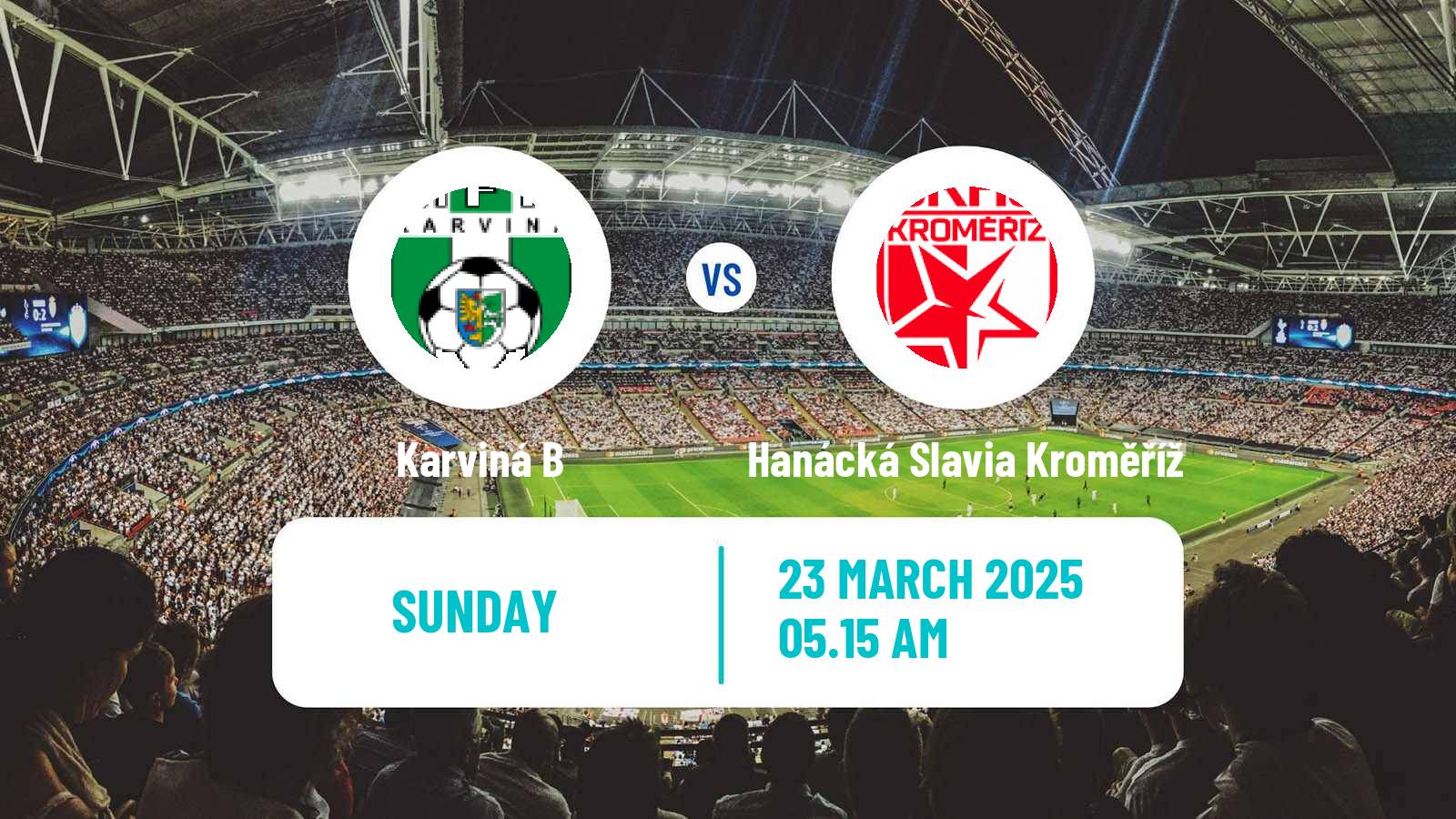 Soccer Czech MSFL Karviná B - Hanácká Slavia Kroměříž