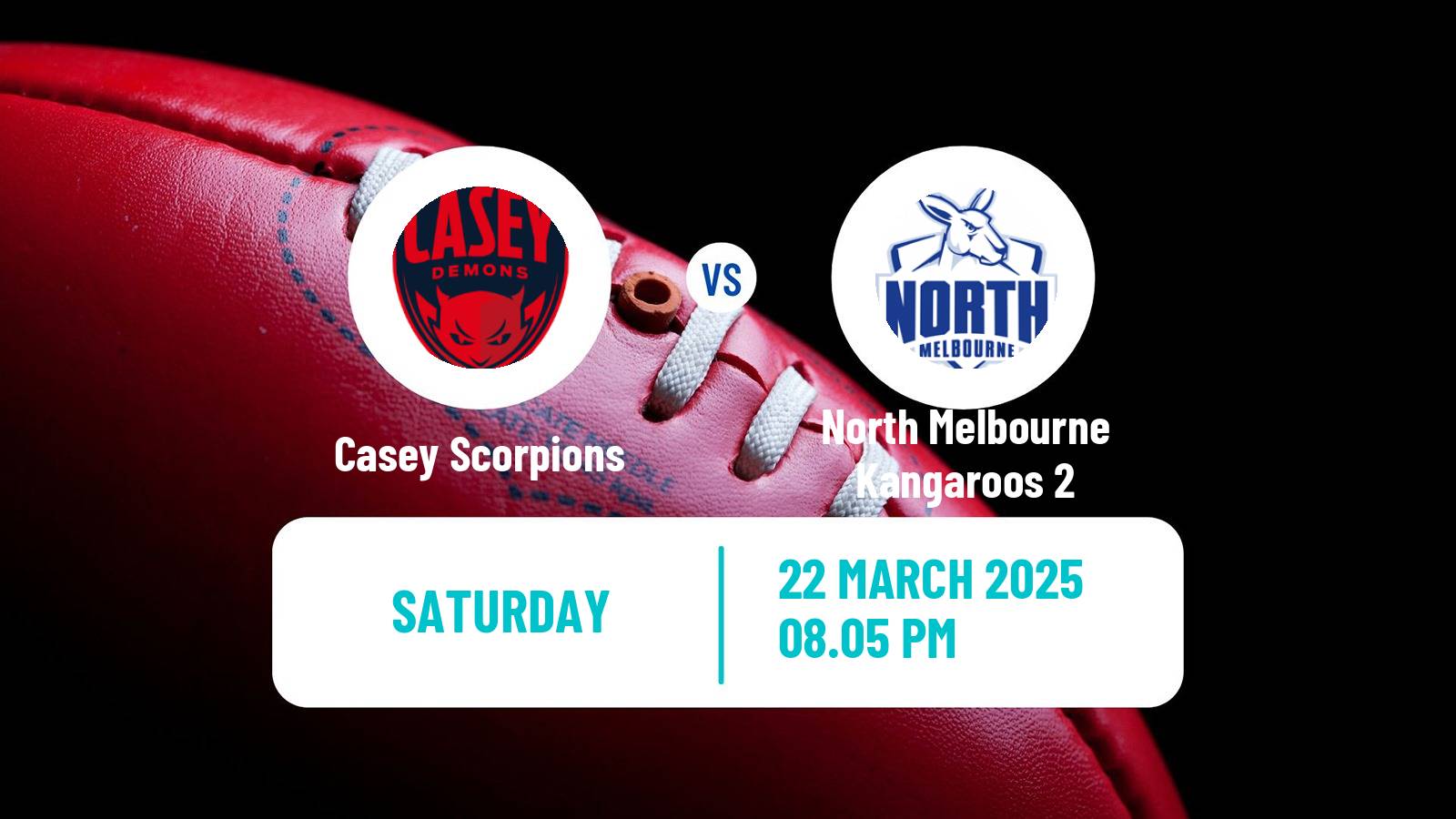 Aussie rules VFL Casey Scorpions - North Melbourne Kangaroos 2