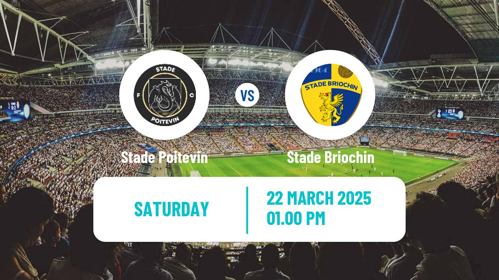 Soccer French National 2 - Group B Stade Poitevin - Stade Briochin