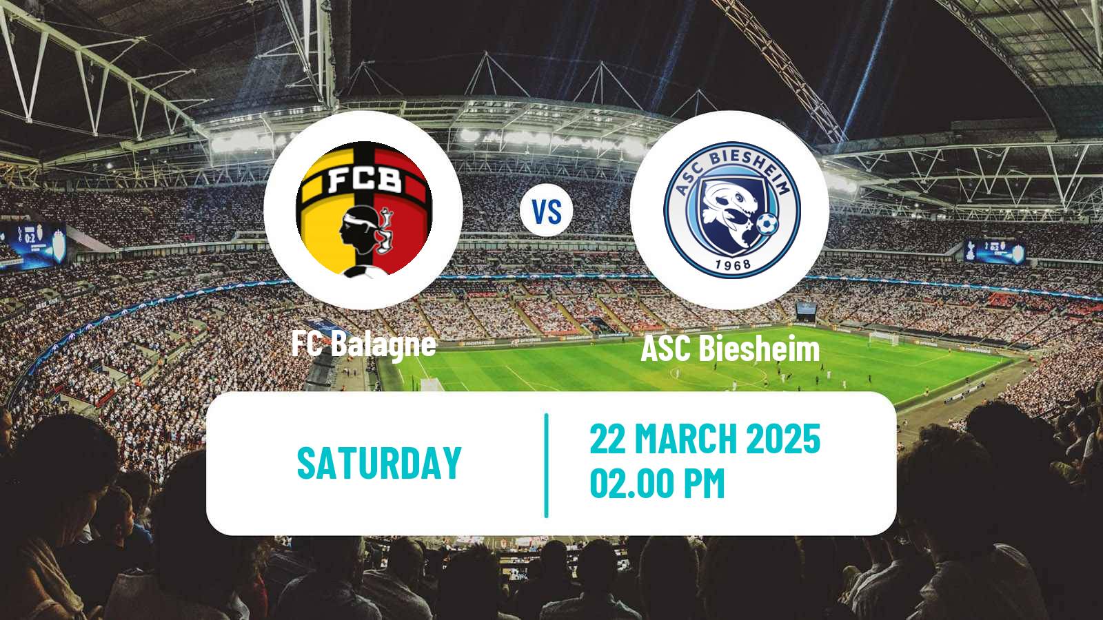 Soccer French National 2 - Group C Balagne - Biesheim