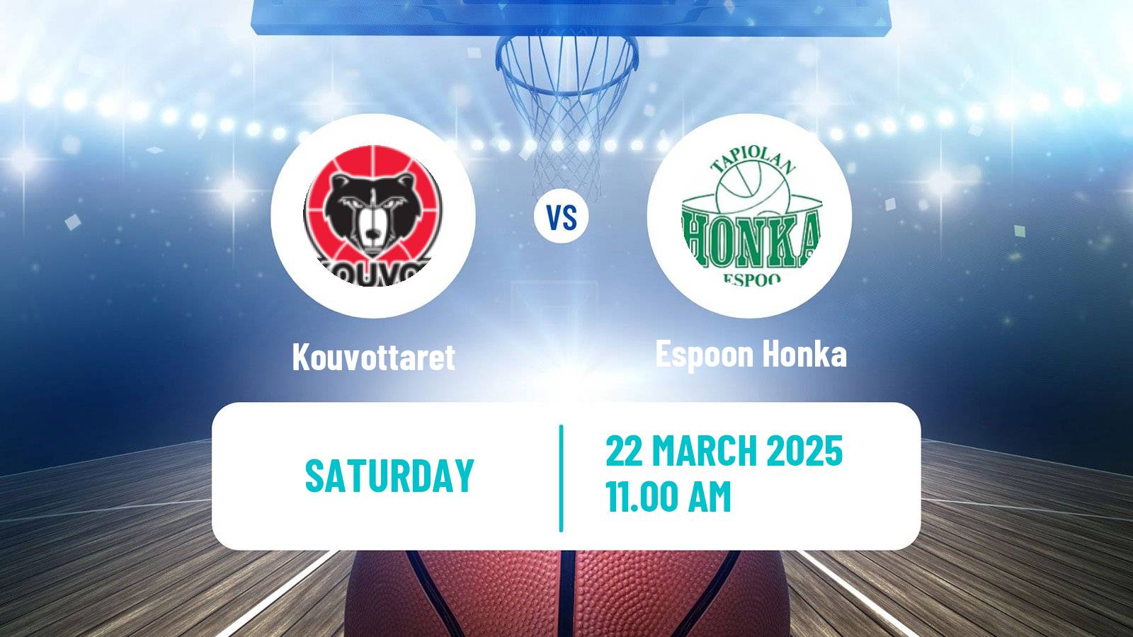 Basketball Finnish Korisliiga Women Kouvottaret - Espoon Honka