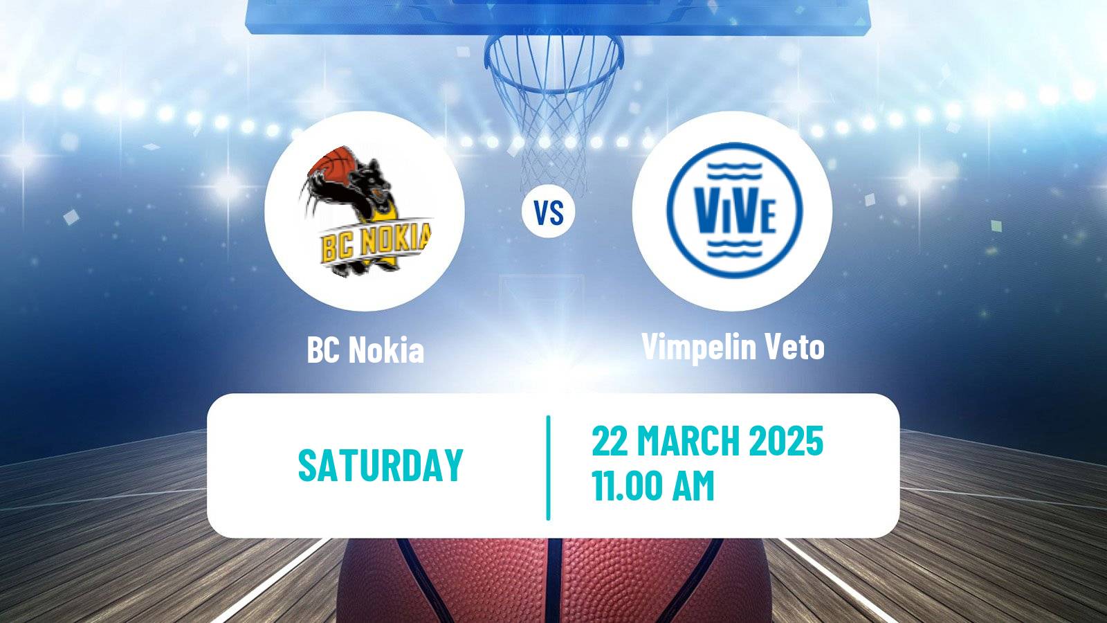 Basketball Finnish Korisliiga Women BC Nokia - Vimpelin Veto