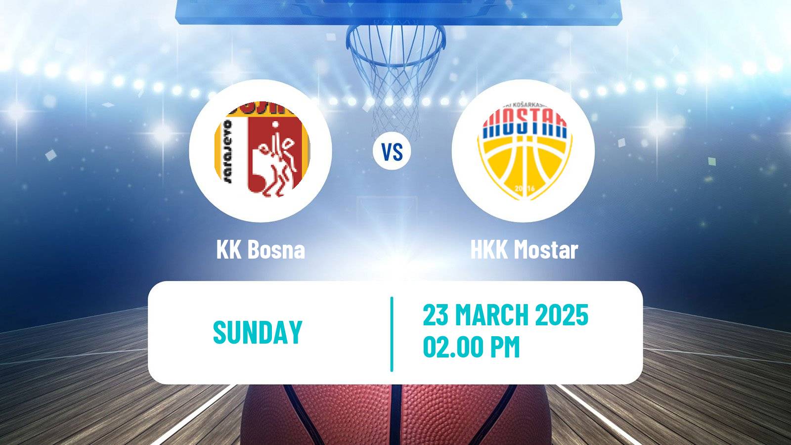 Basketball Bosnian Prvenstvo Basketball Bosna - HKK Mostar