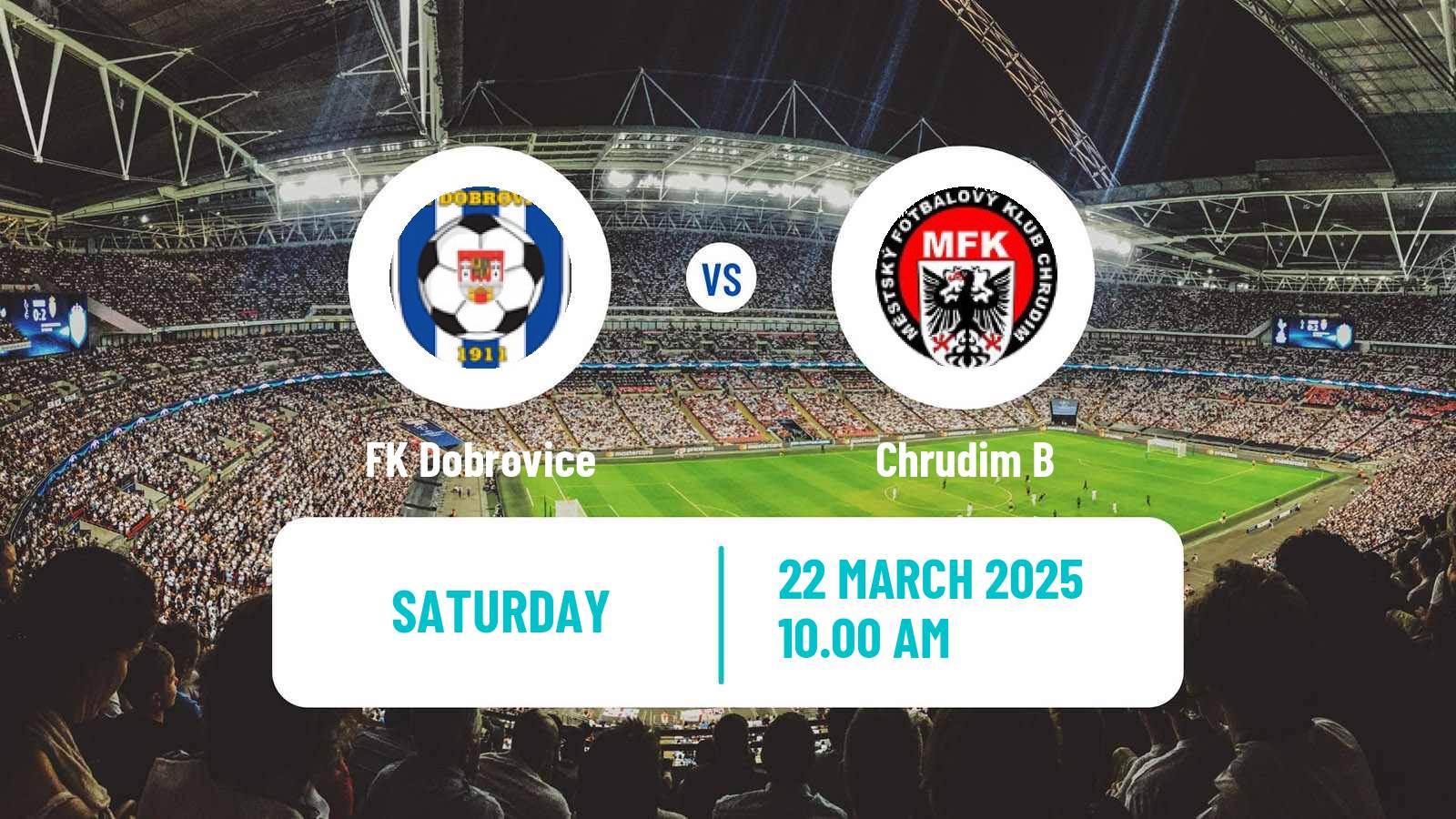 Soccer Czech Division C Dobrovice - Chrudim B