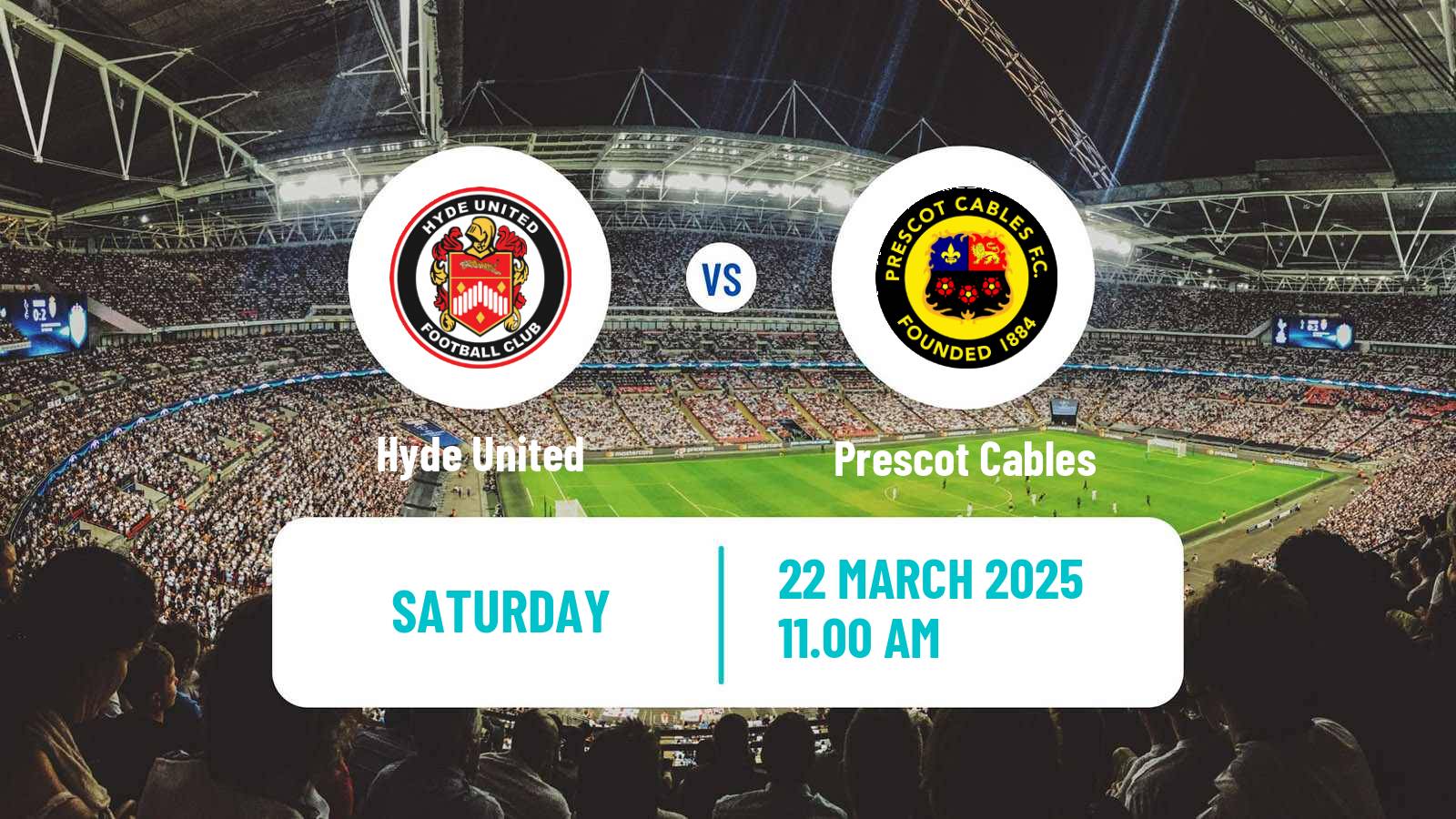 Soccer English NPL Premier Division Hyde United - Prescot Cables