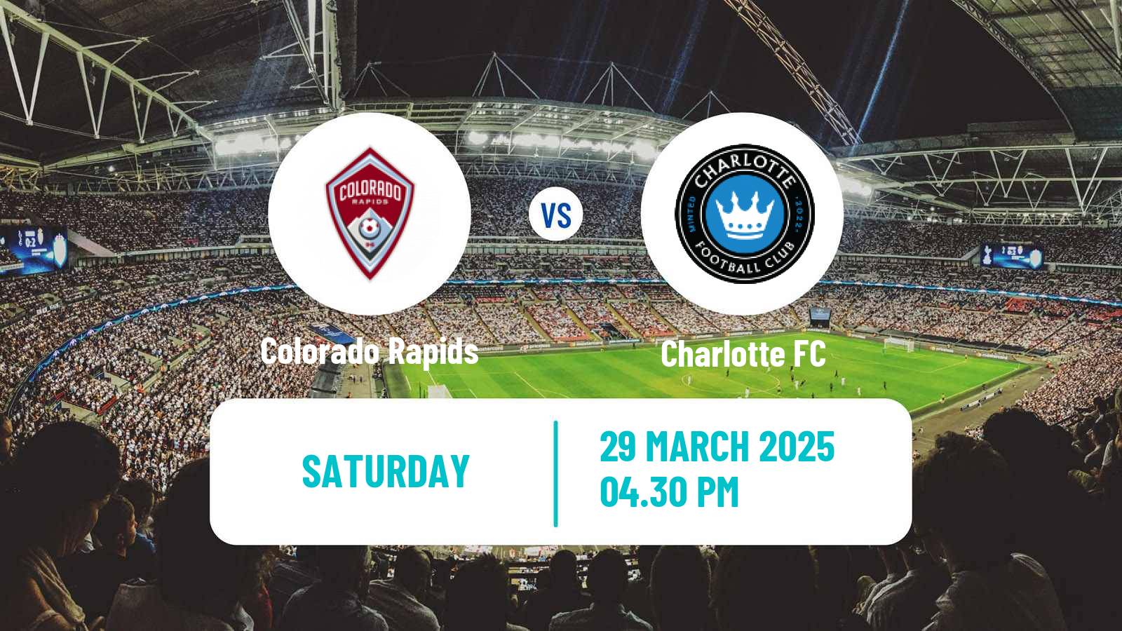 Soccer MLS Colorado Rapids - Charlotte