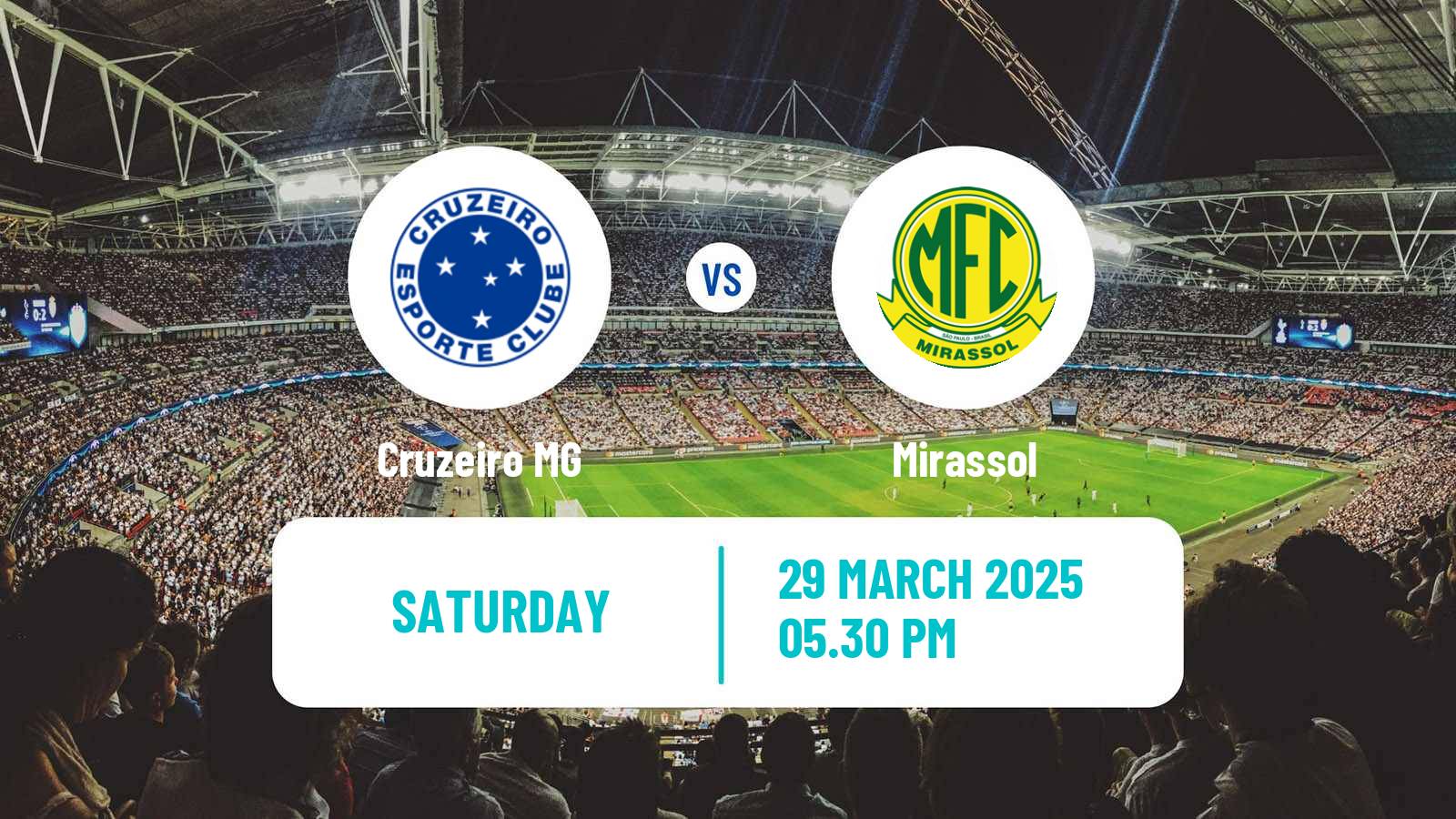 Soccer Brazilian Serie A Cruzeiro - Mirassol