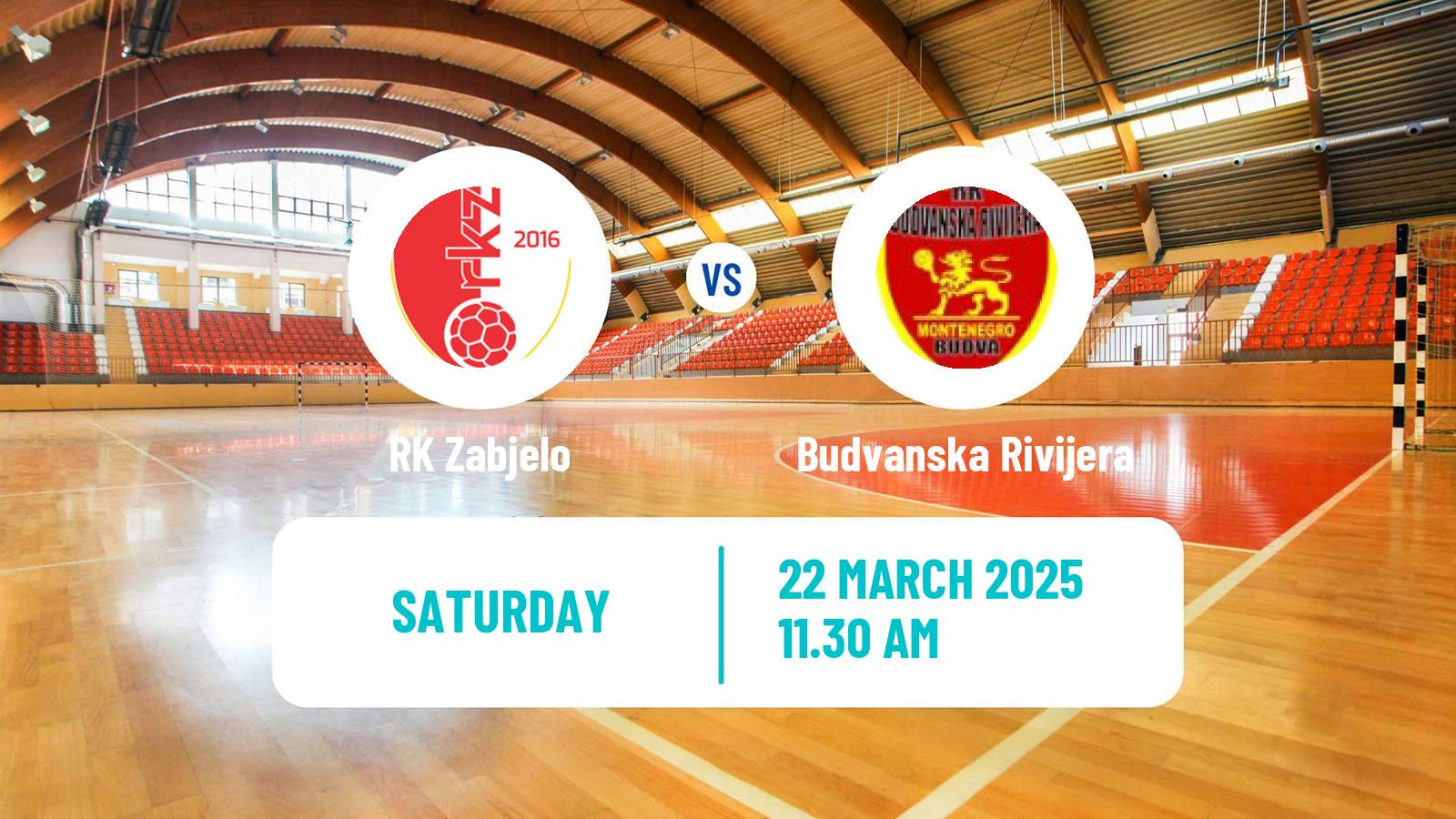 Handball Montenegrin Prva liga Handball Zabjelo - Budvanska Rivijera