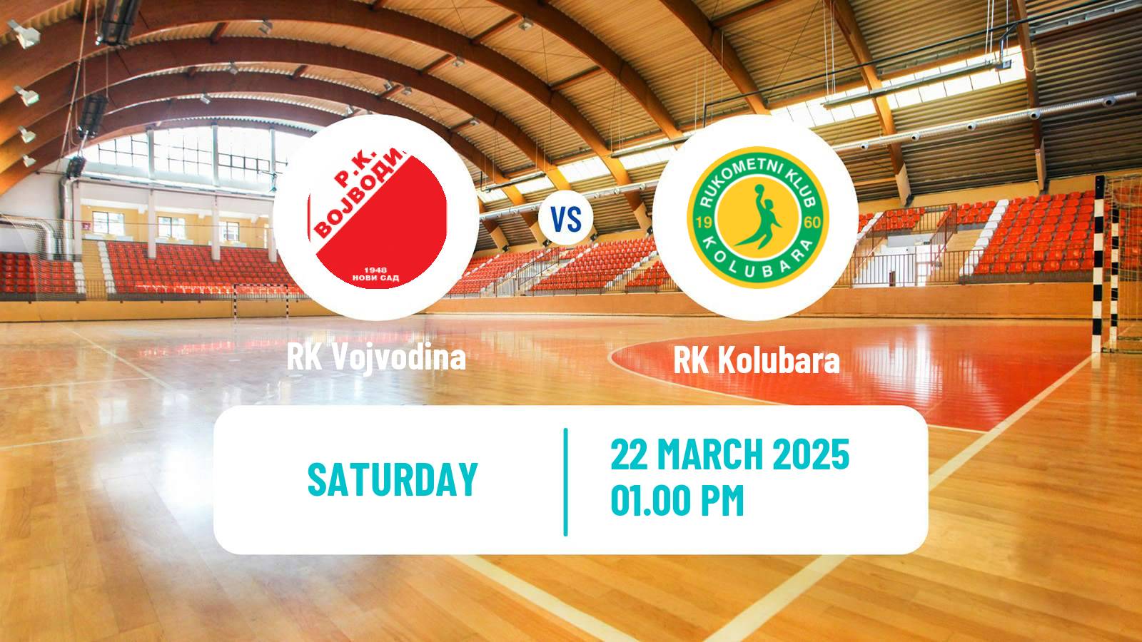 Handball Serbian Superliga Handball RK Vojvodina - Kolubara