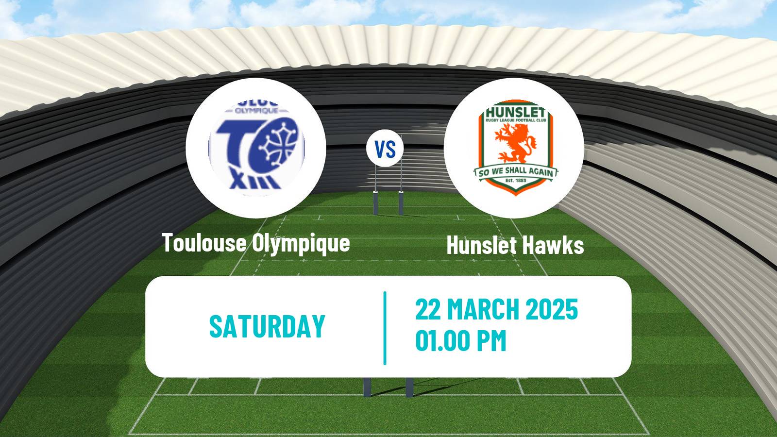 Rugby league English Championship Rugby League Toulouse Olympique - Hunslet Hawks