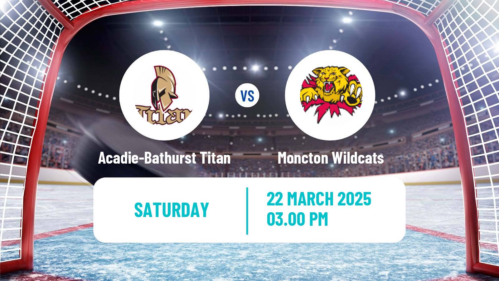 Hockey QMJHL Acadie-Bathurst Titan - Moncton Wildcats