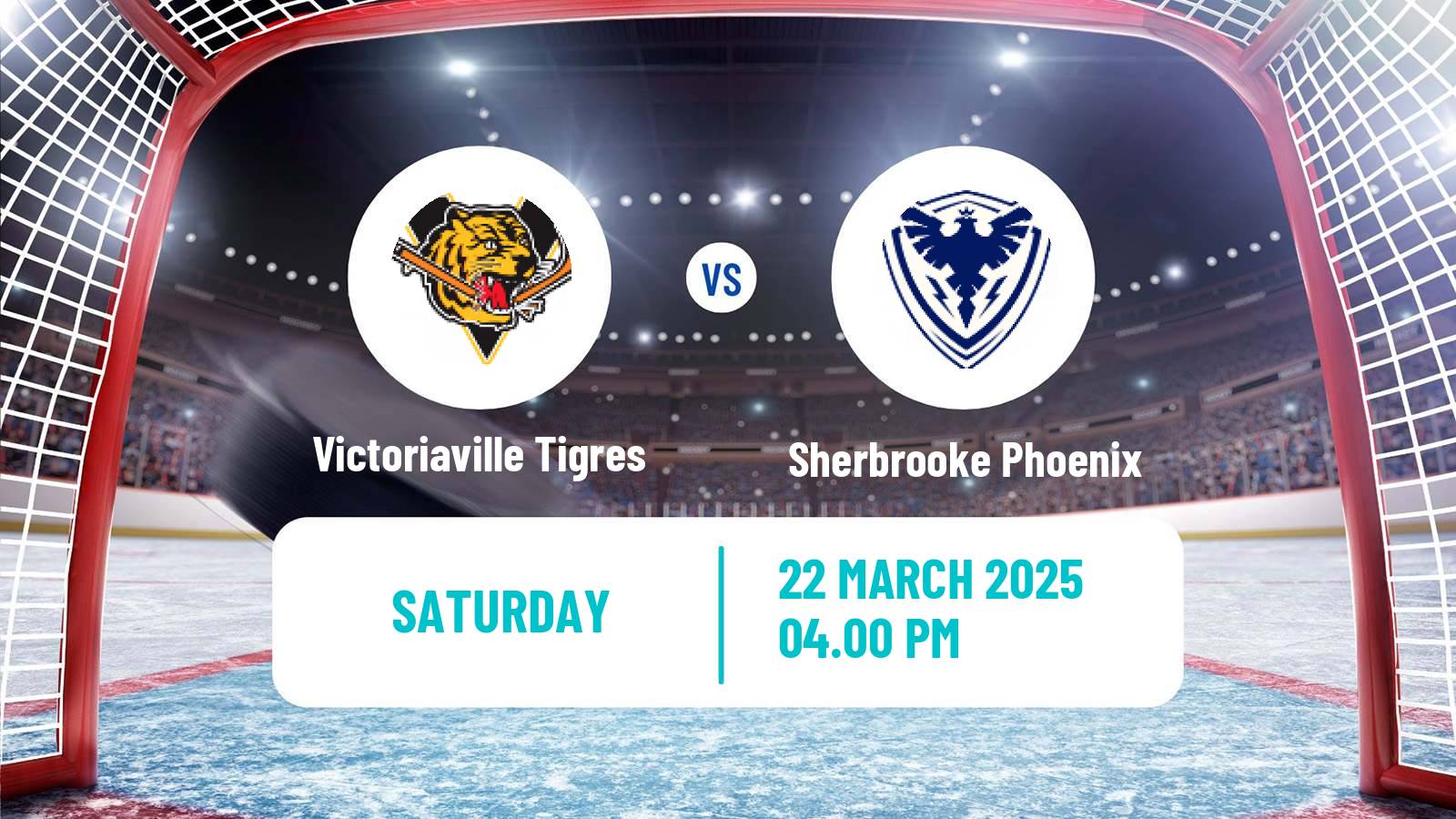 Hockey QMJHL Victoriaville Tigres - Sherbrooke Phoenix