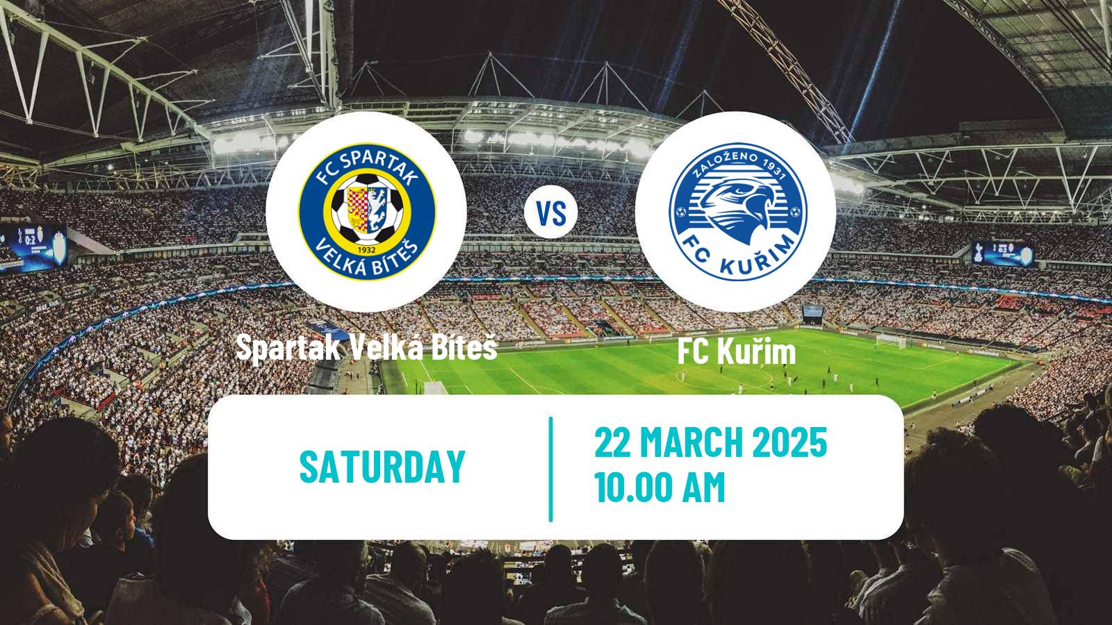 Soccer Czech Division D Spartak Velká Bíteš - Kuřim