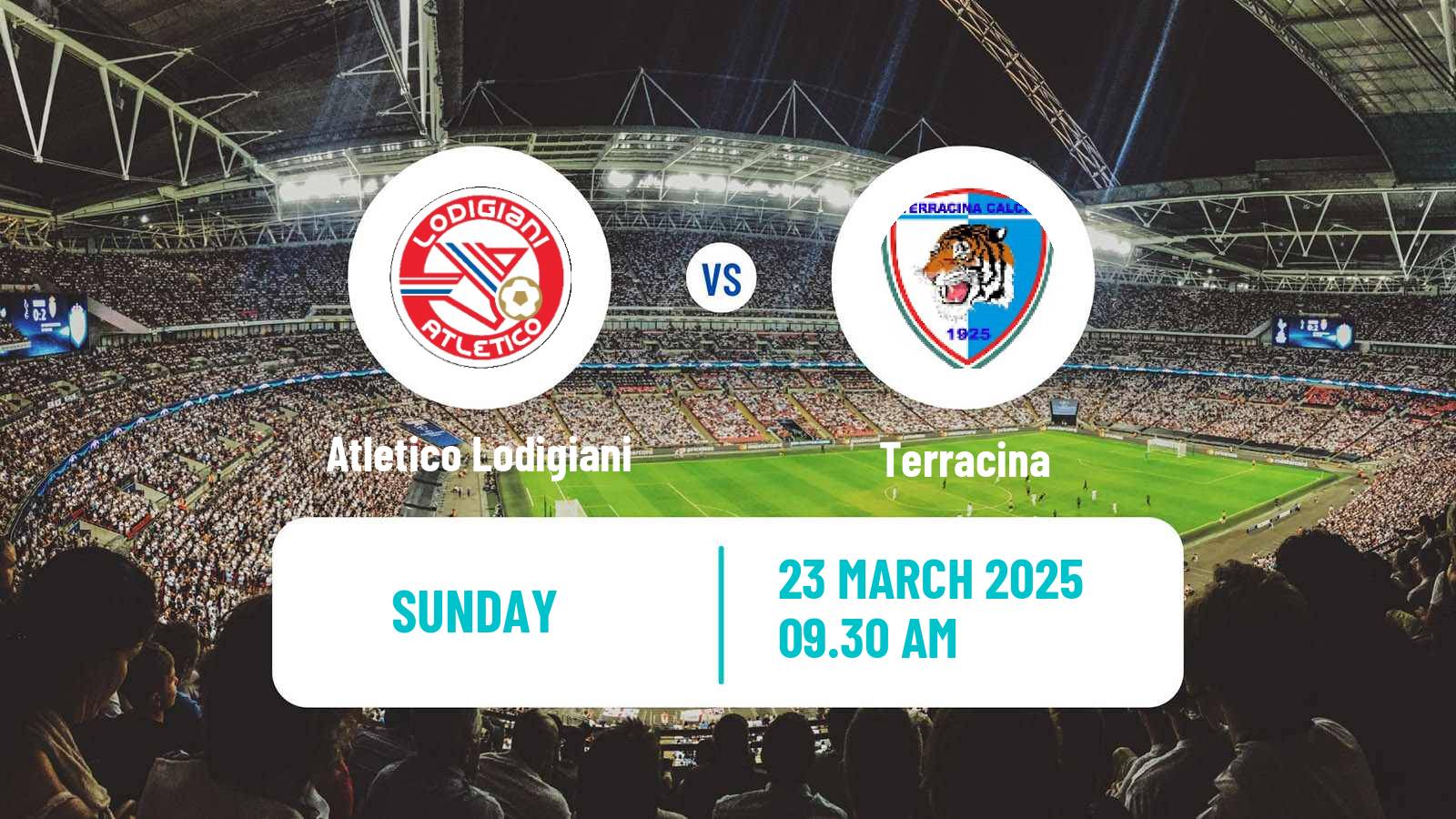 Soccer Italian Serie D - Group G Atletico Lodigiani - Terracina