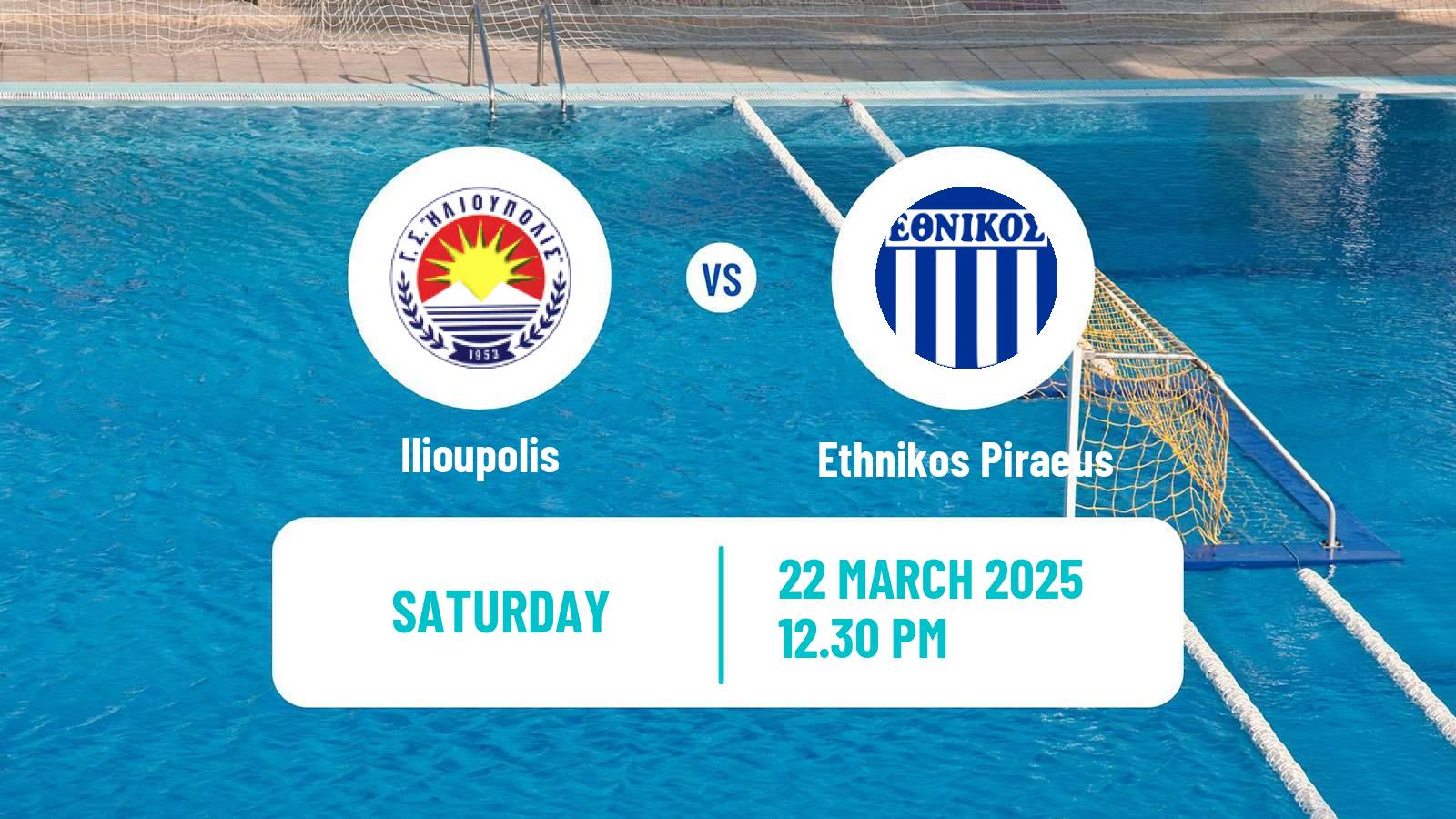 Water polo Greek A1 Water Polo Women Ilioupolis - Ethnikos Piraeus