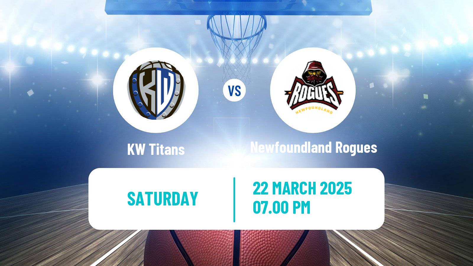 Basketball Canadian Super League Basketball KW Titans - Newfoundland Rogues