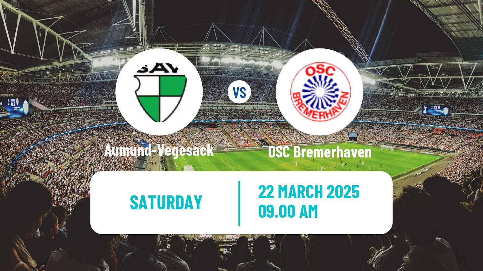 Soccer German Oberliga Bremen Aumund-Vegesack - OSC Bremerhaven