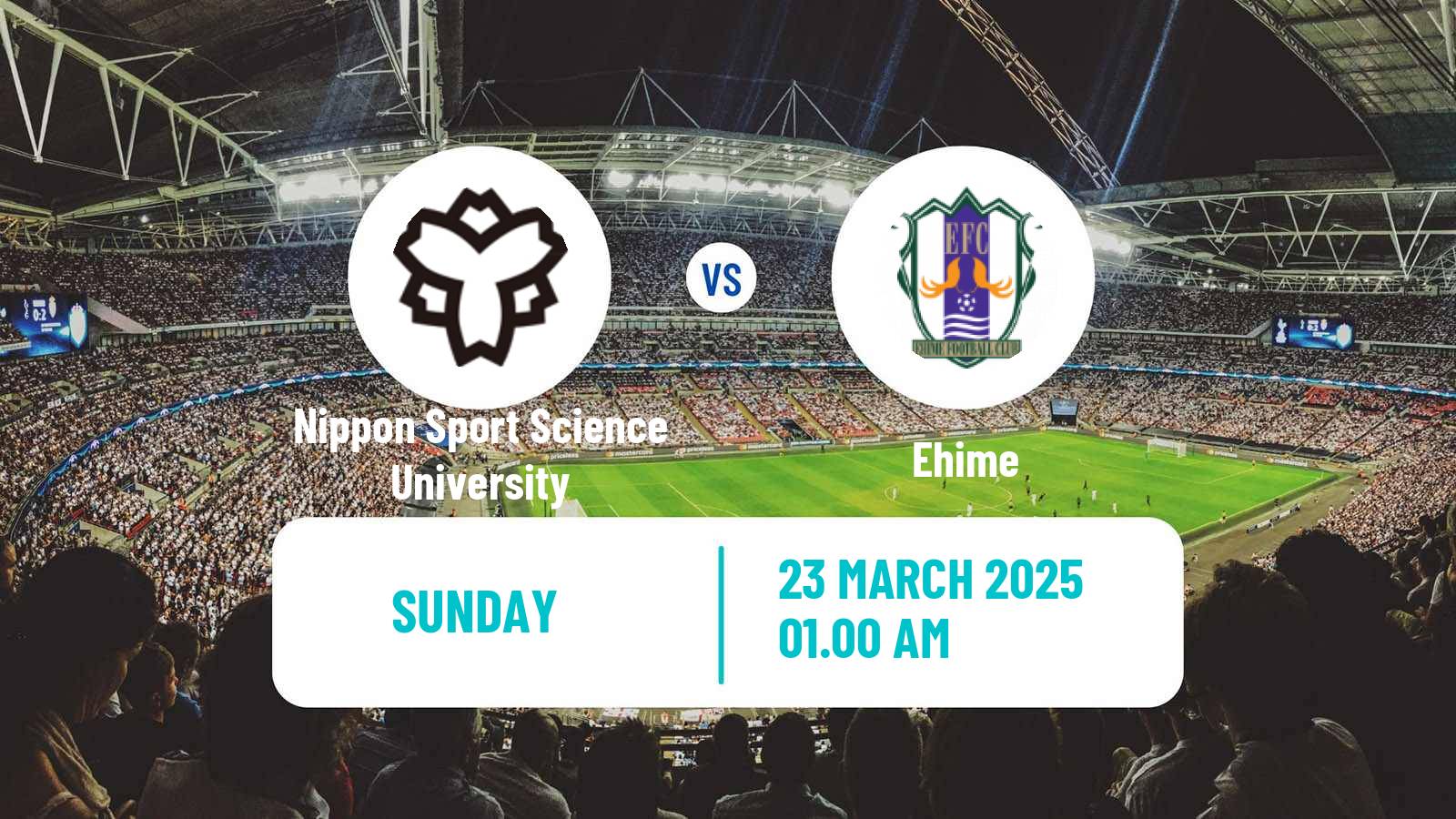 Soccer Japan Nadeshiko League Women Nippon Sport Science University - Ehime