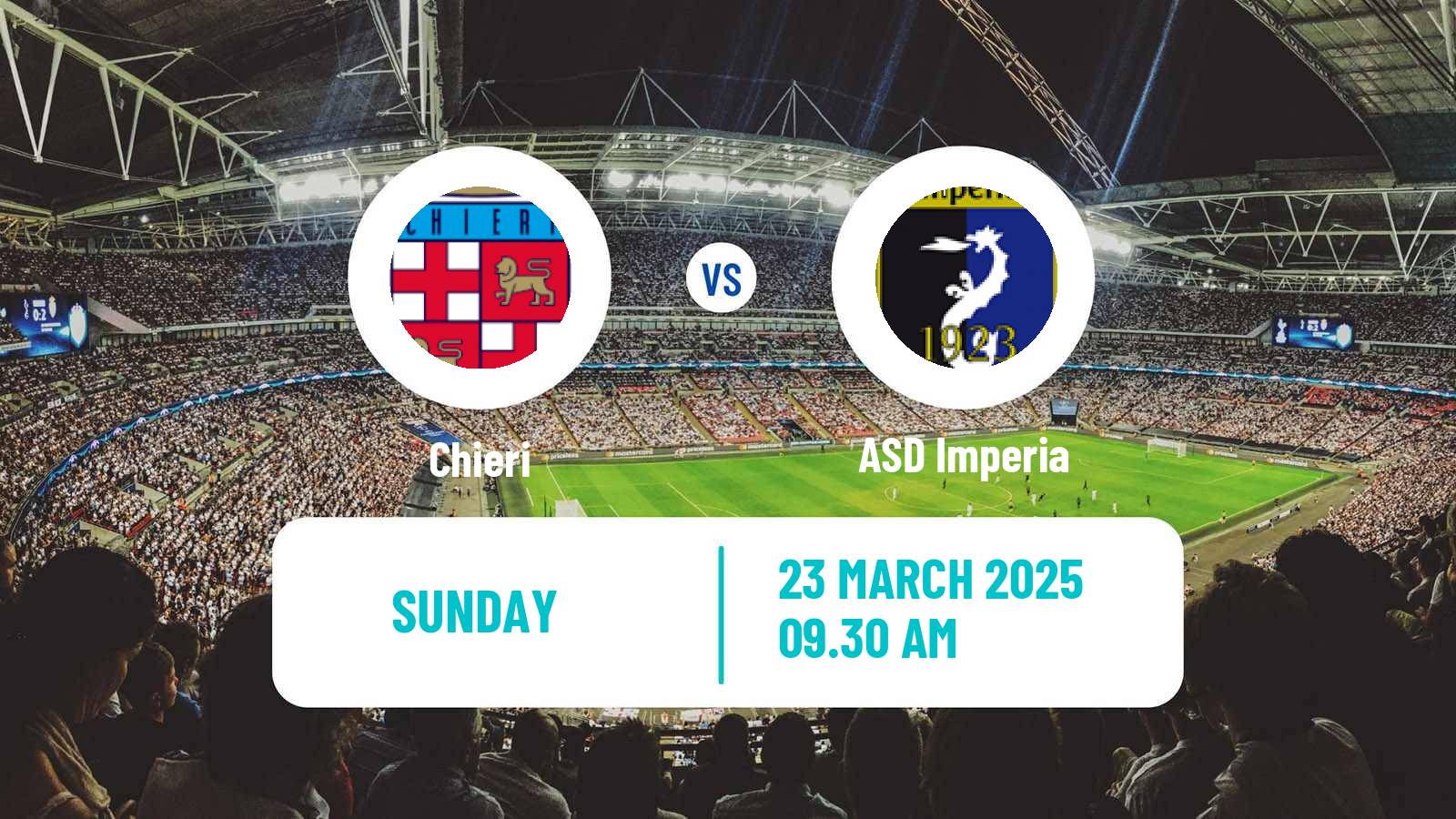 Soccer Italian Serie D - Group A Chieri - Imperia