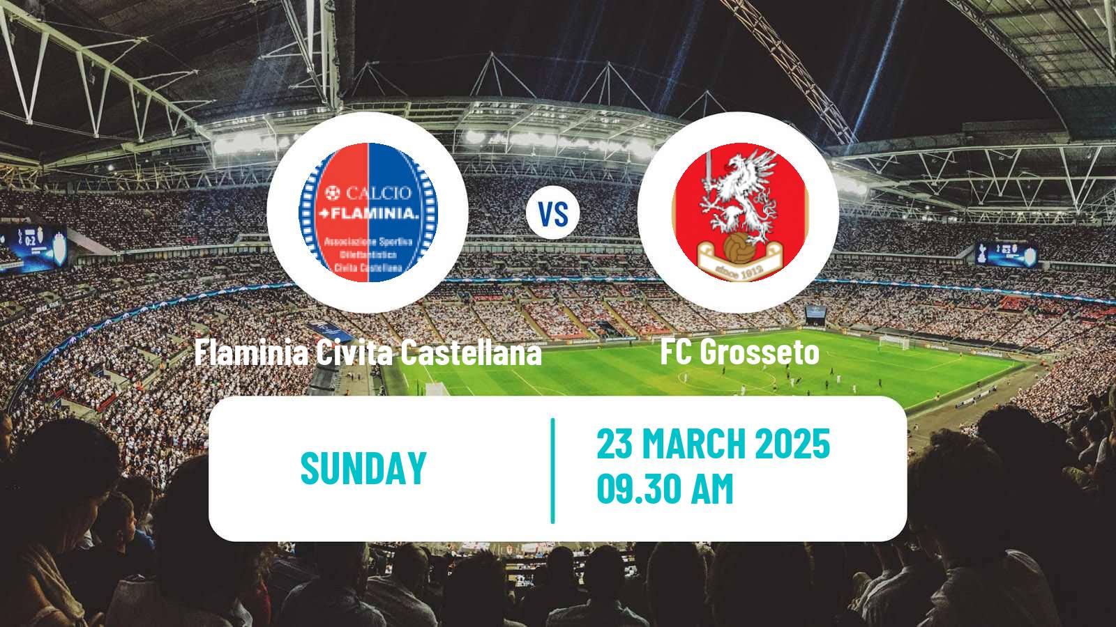 Soccer Italian Serie D - Group E Flaminia Civita Castellana - Grosseto