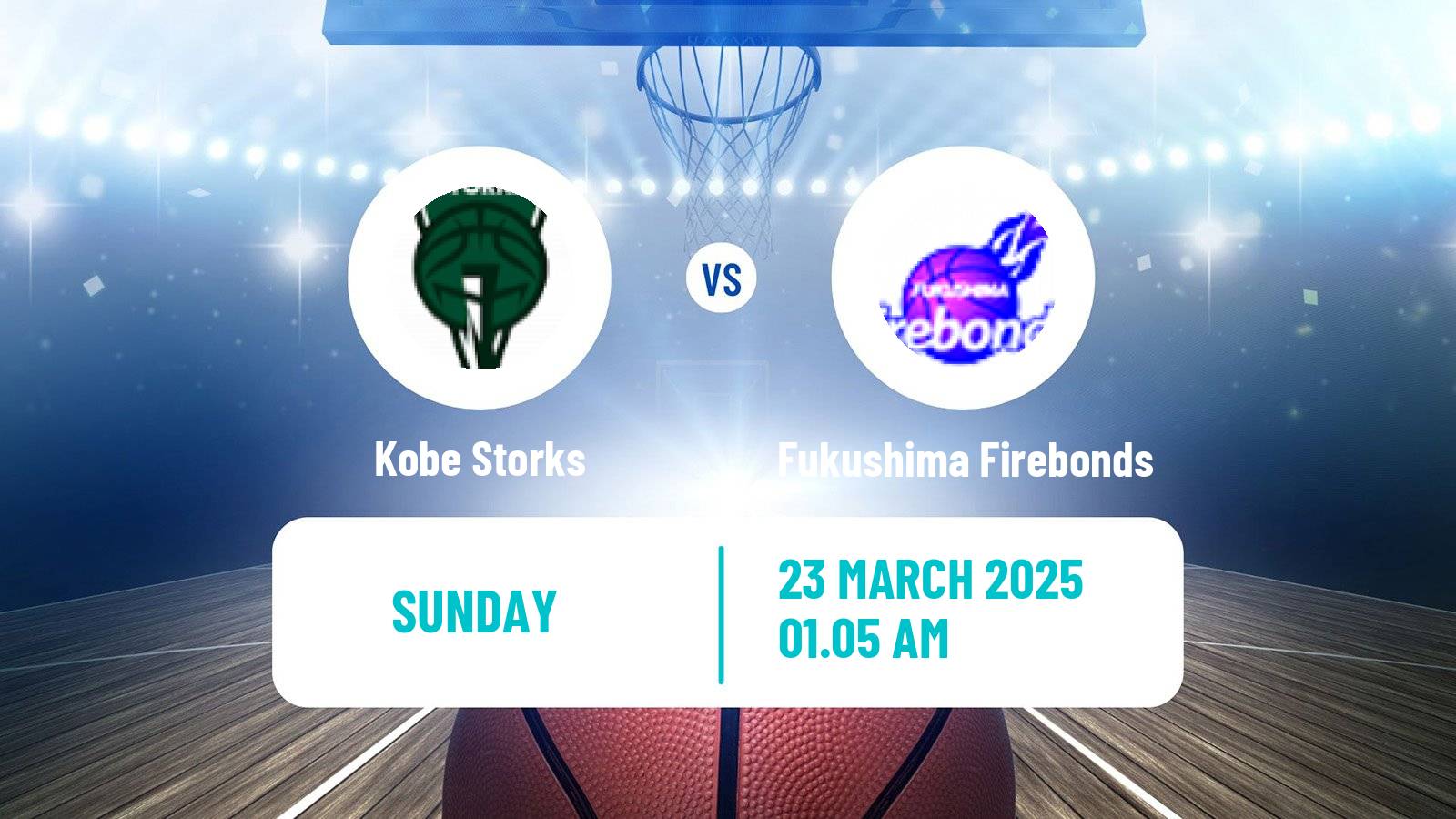 Basketball Japan B2 League Basketball Kobe Storks - Fukushima Firebonds