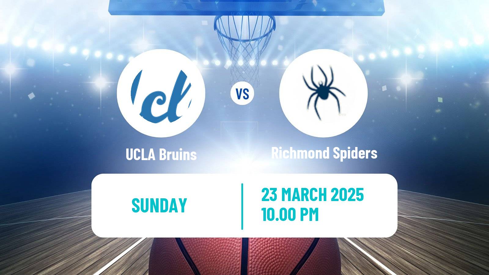 Basketball NCAA College Basketball Women UCLA Bruins - Richmond Spiders
