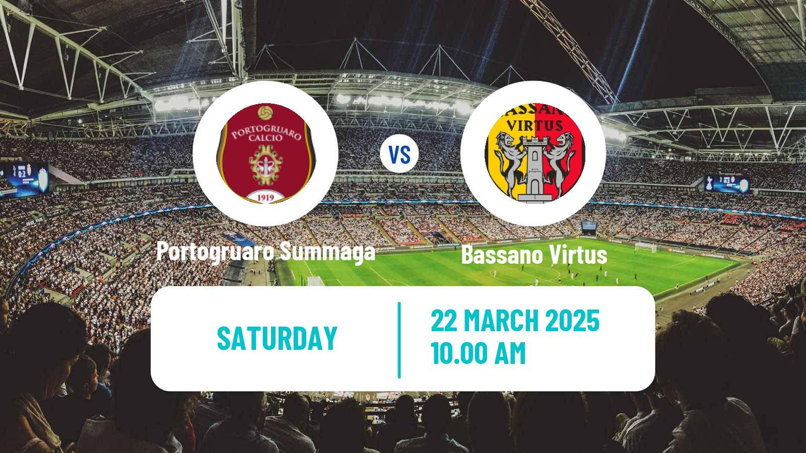 Soccer Italian Serie D - Group C Portogruaro Summaga - Bassano Virtus