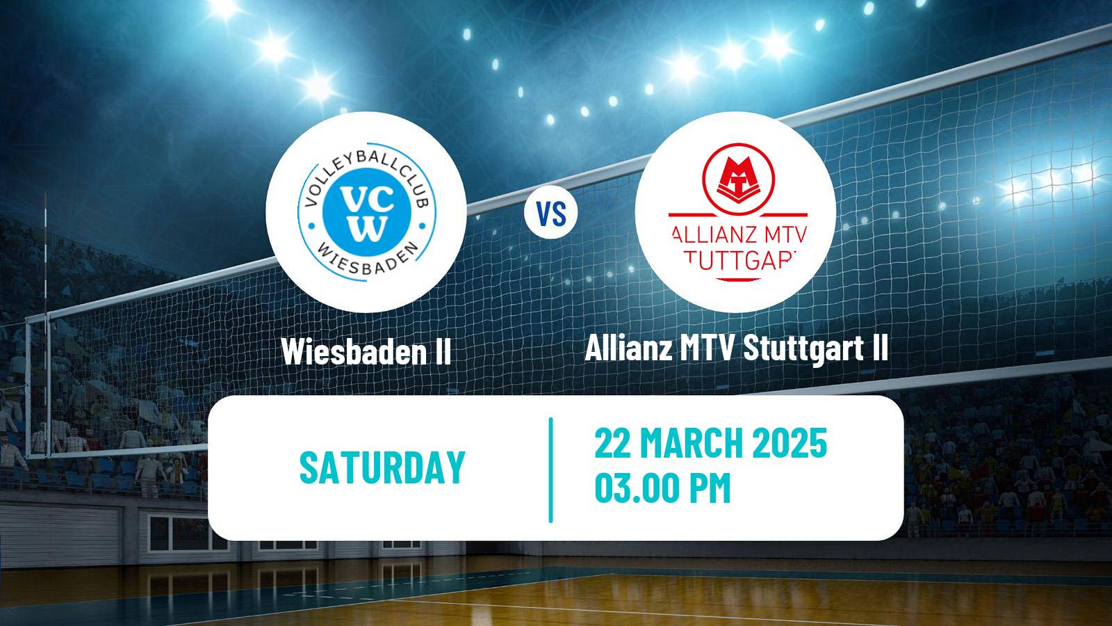 Volleyball German 2 Bundesliga South Volleyball Women Wiesbaden II - Allianz MTV Stuttgart II