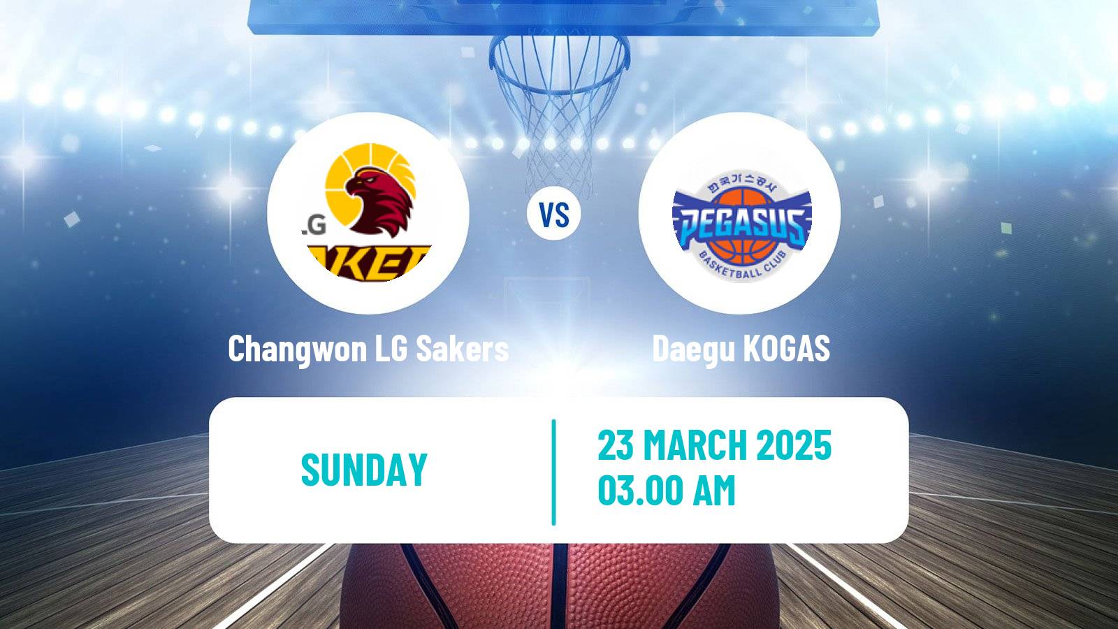 Basketball KBL Changwon LG Sakers - Daegu KOGAS