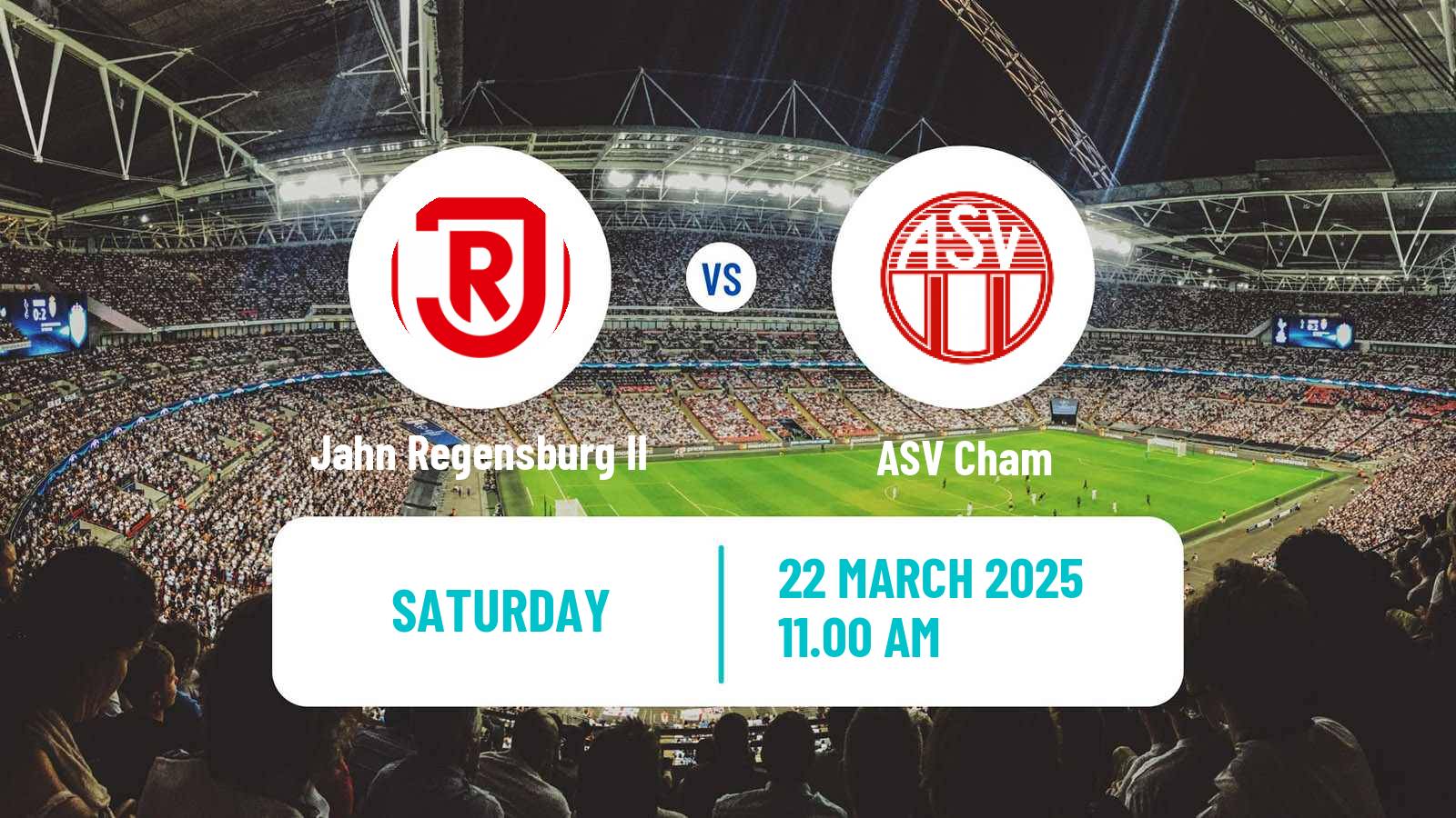 Soccer German Oberliga Bayern Nord Jahn Regensburg II - Cham