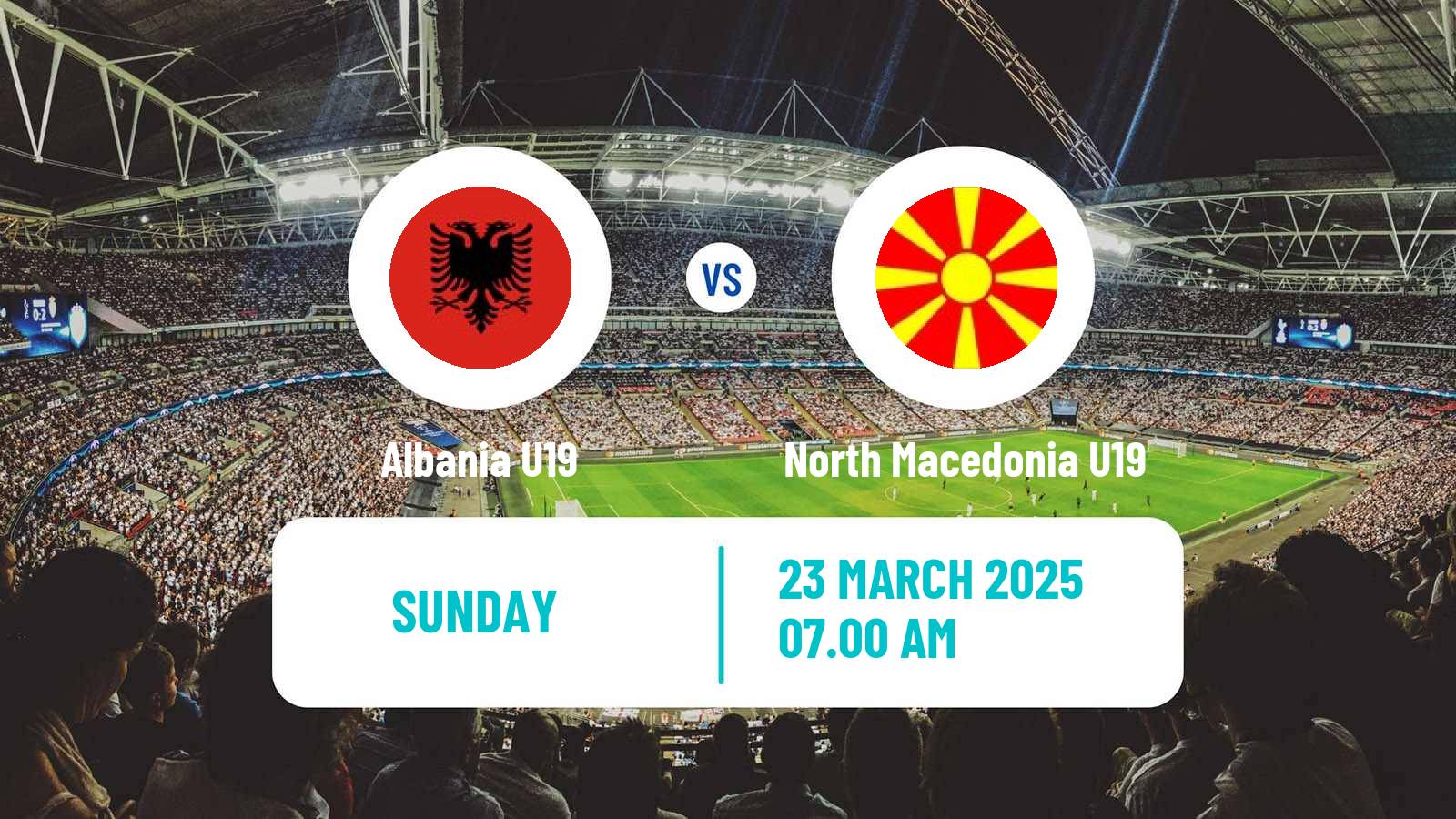 Soccer Friendly Albania U19 - North Macedonia U19