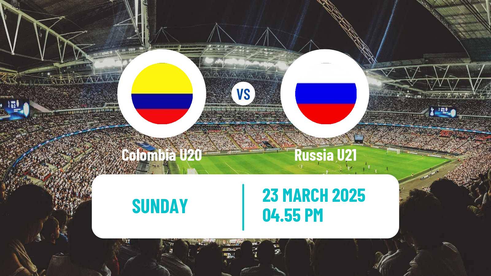Soccer Friendly Colombia U20 - Russia U21