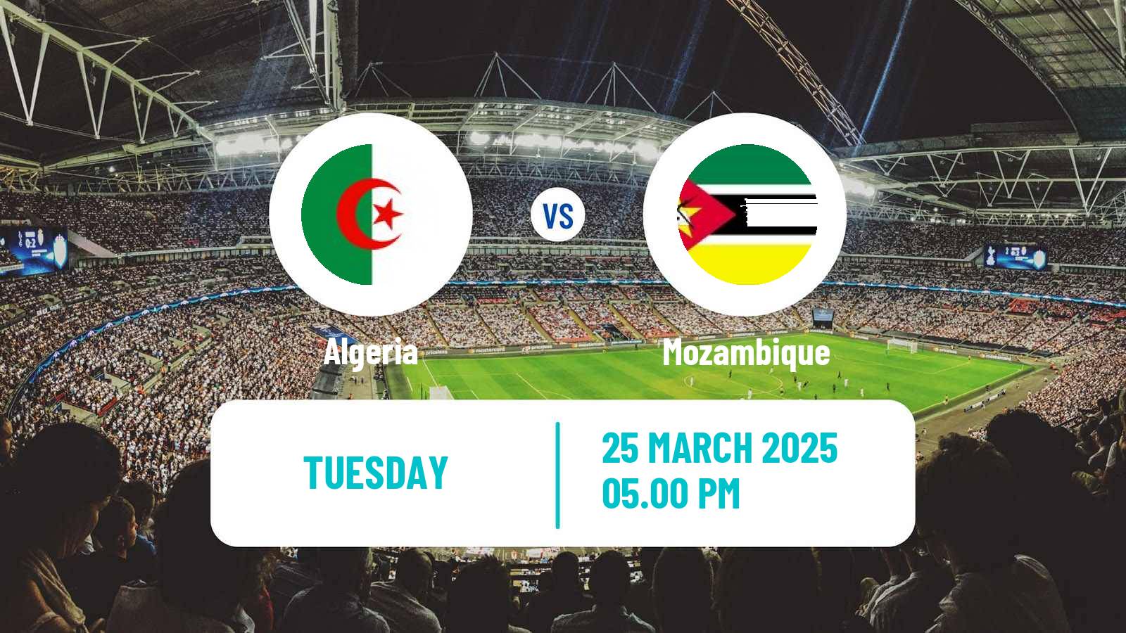 Soccer FIFA World Cup Algeria - Mozambique