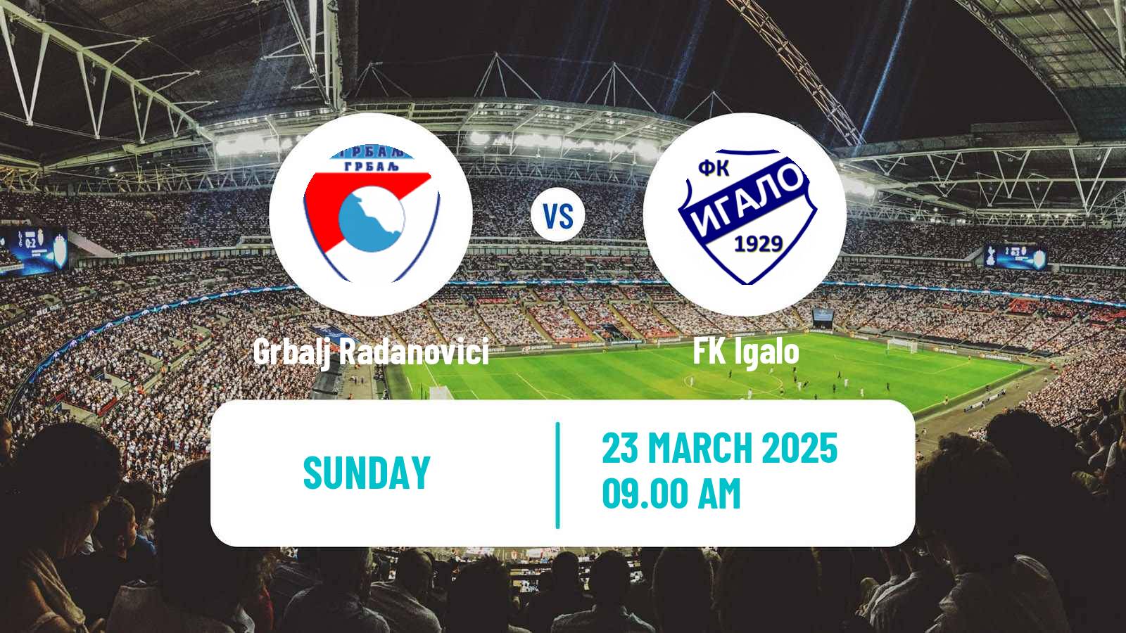 Soccer Montenegrin Druga Liga Grbalj Radanovici - Igalo