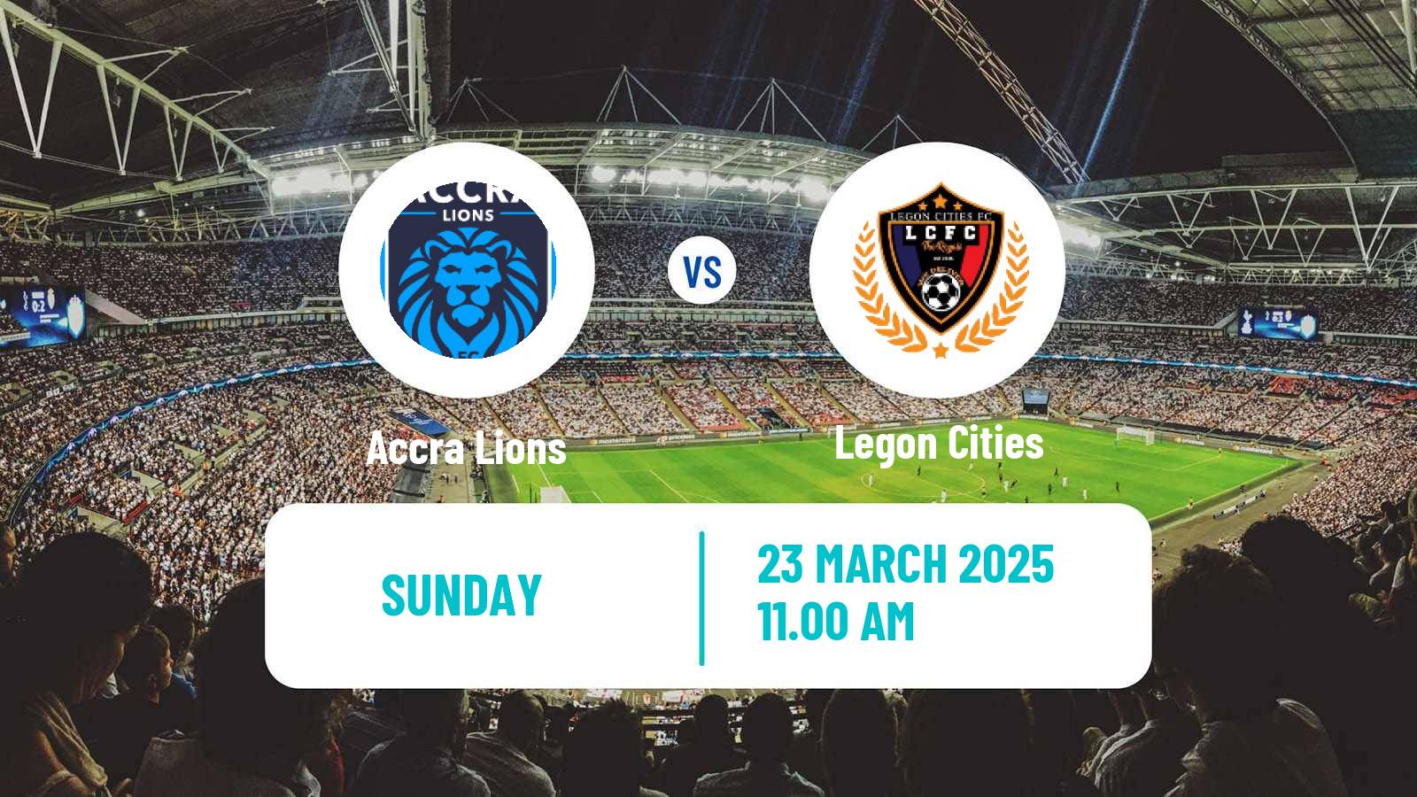 Soccer Ghanaian Premier League Accra Lions - Legon Cities