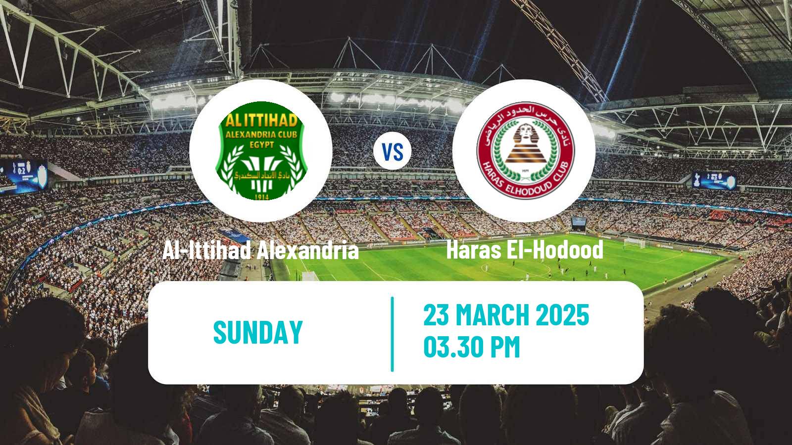 Soccer Egyptian League Cup Al-Ittihad Alexandria - Haras El-Hodood
