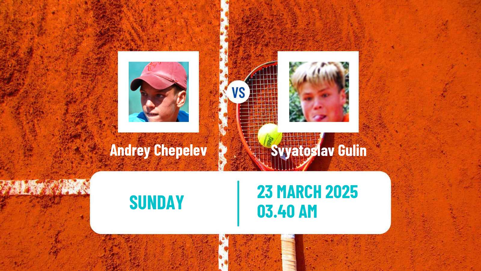 Tennis ITF M15 Antalya 9 Men Andrey Chepelev - Svyatoslav Gulin